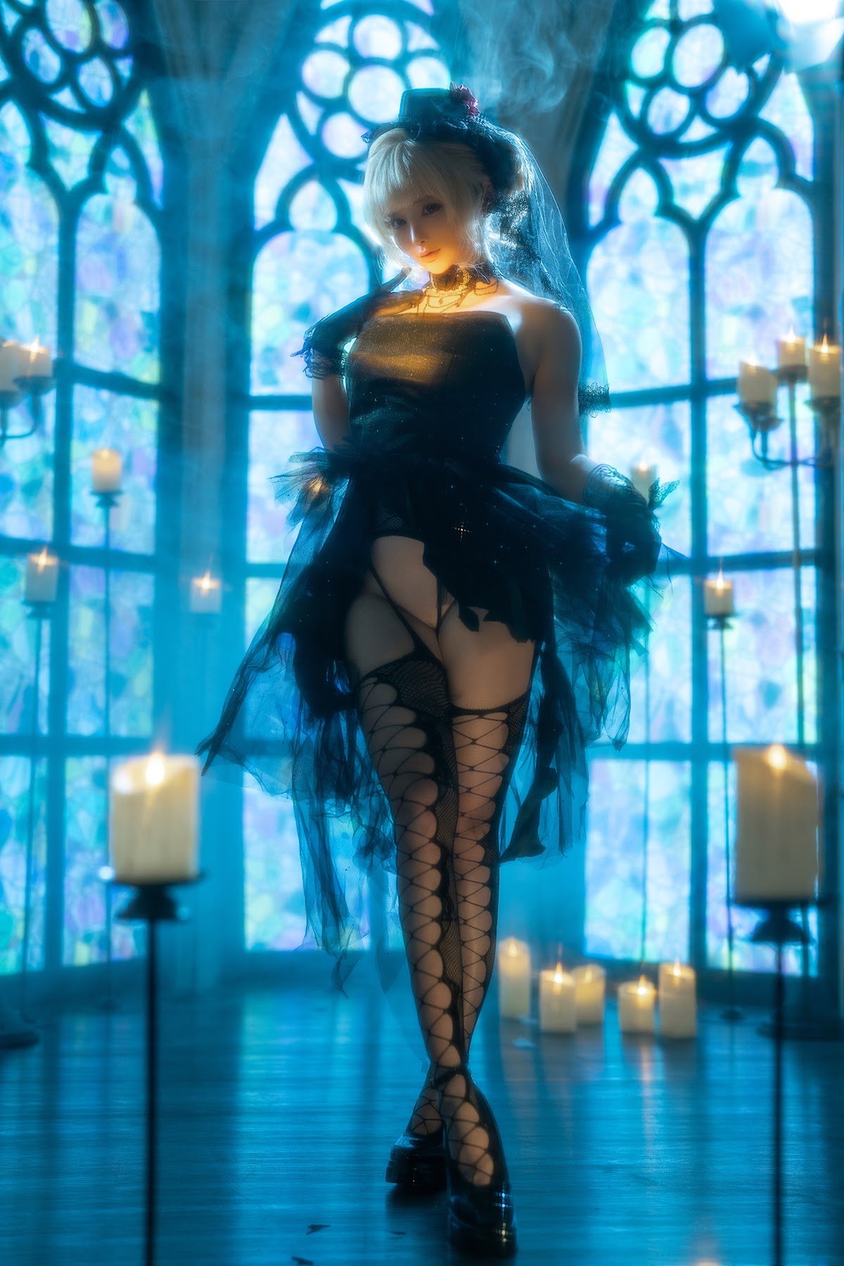 Coser@蠢沫沫 (chunmomo) – 黑婚纱 - P11