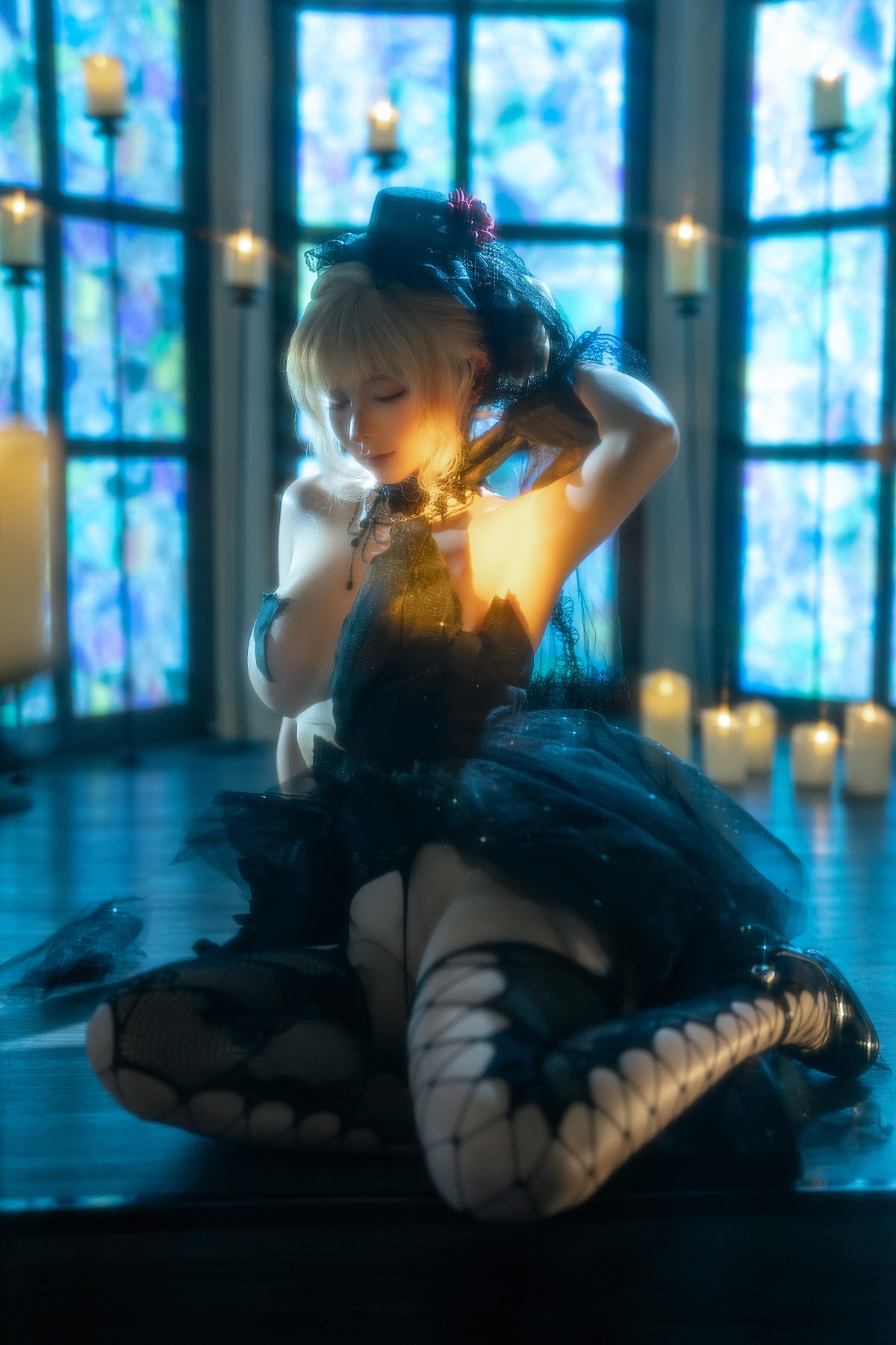 Coser@蠢沫沫 (chunmomo) – 黑婚纱 - P18