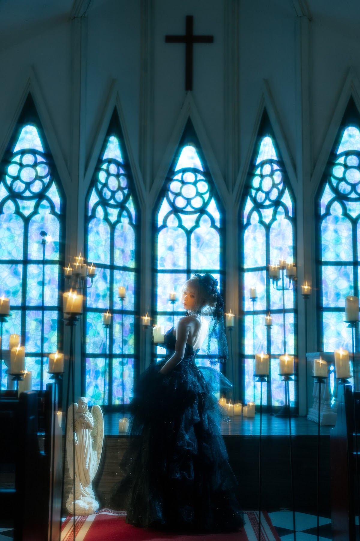Coser@蠢沫沫 (chunmomo) – 黑婚纱 - P1