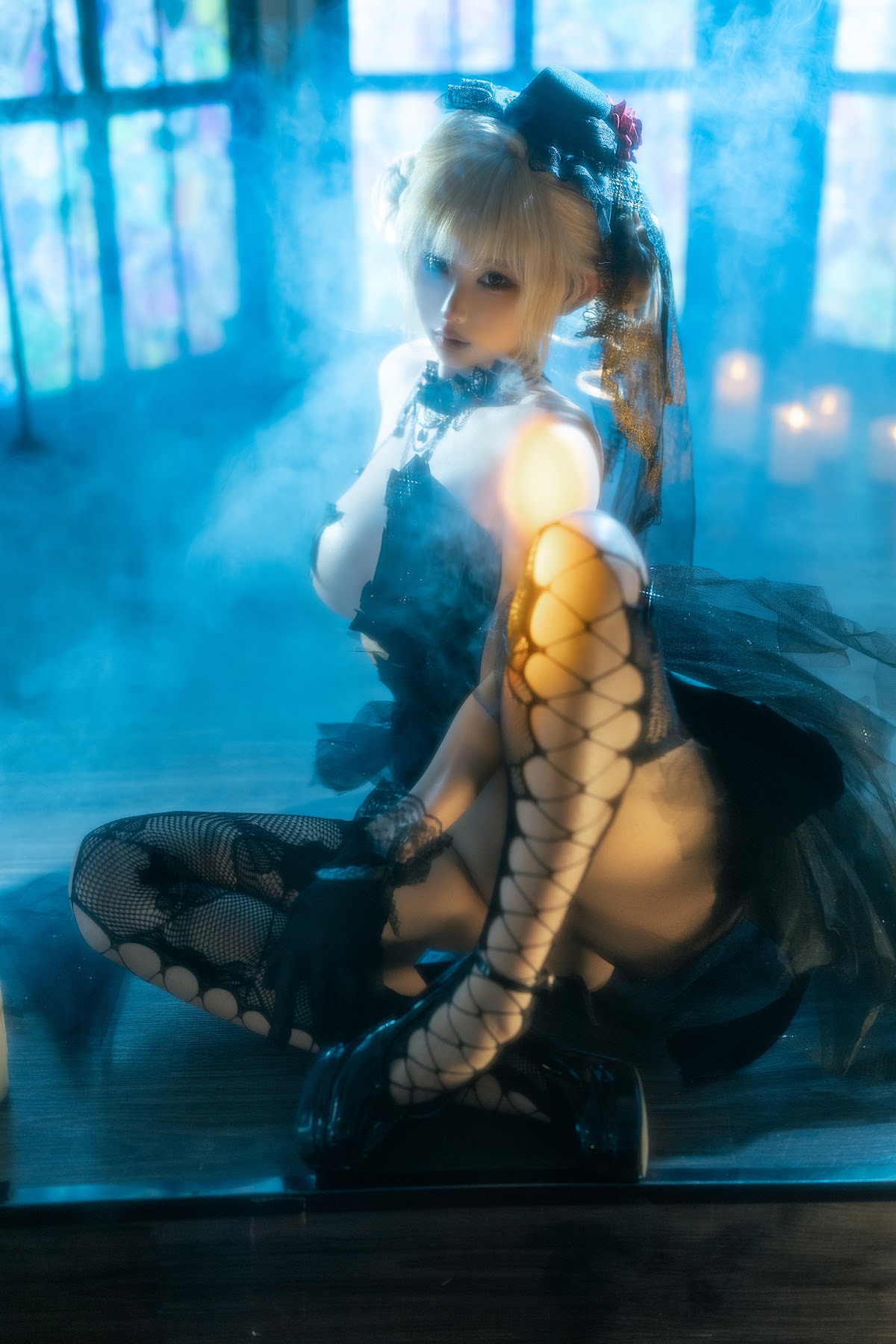 Coser@蠢沫沫 (chunmomo) – 黑婚纱 - P21