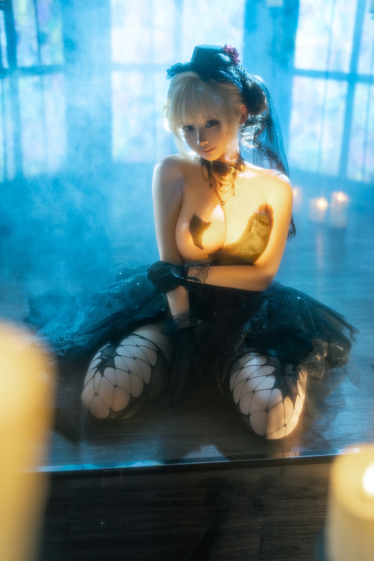 Coser@蠢沫沫 (chunmomo) – 黑婚纱 - P22