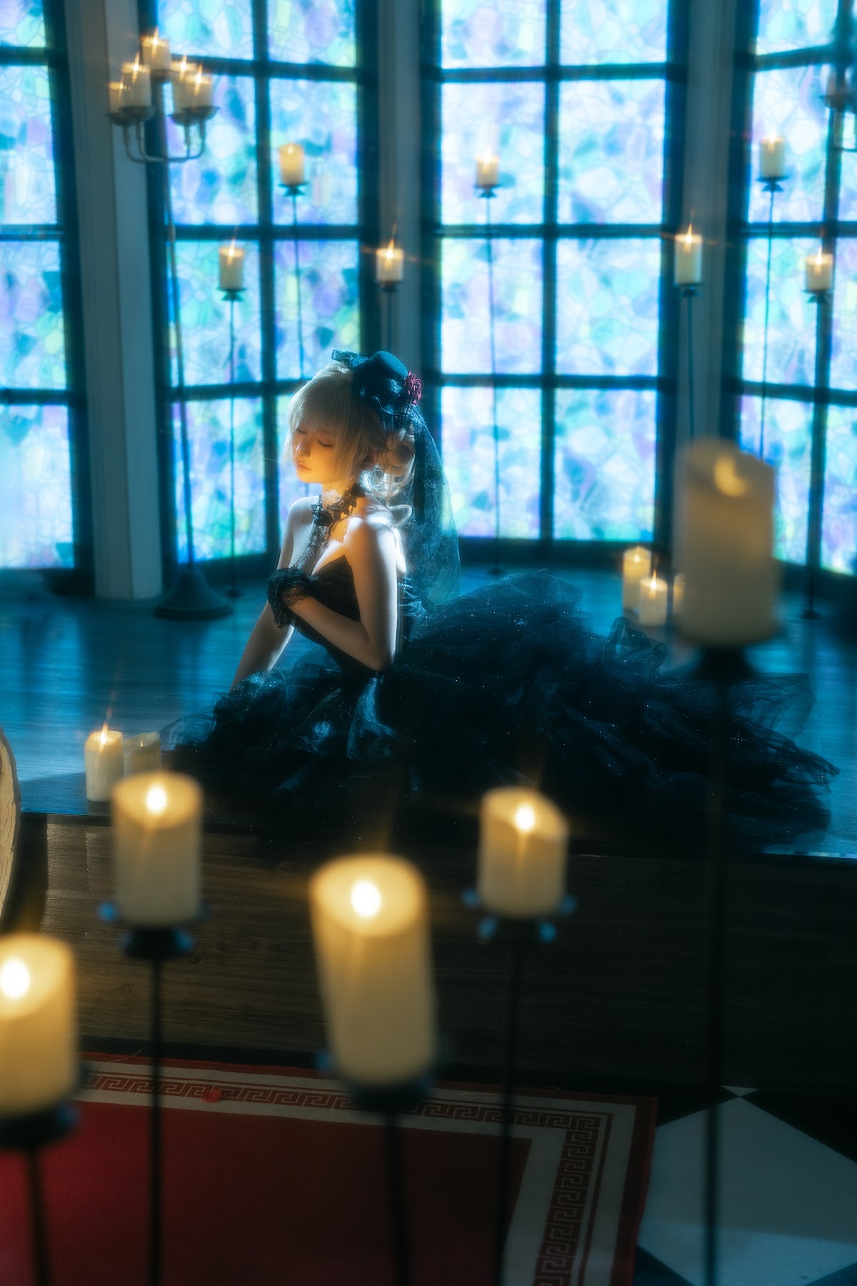 Coser@蠢沫沫 (chunmomo) – 黑婚纱 - P34