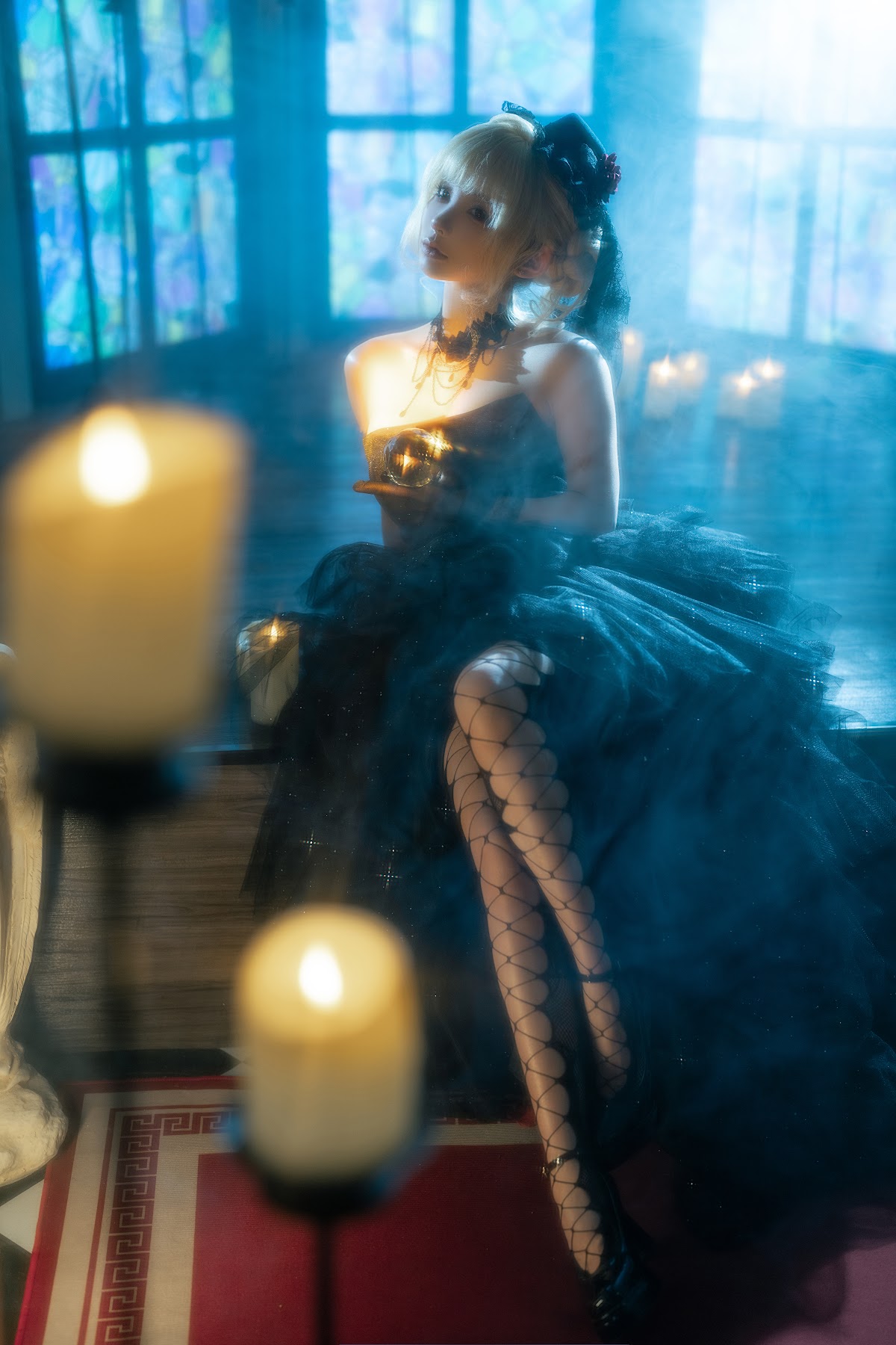 Coser@蠢沫沫 (chunmomo) – 黑婚纱 - P37