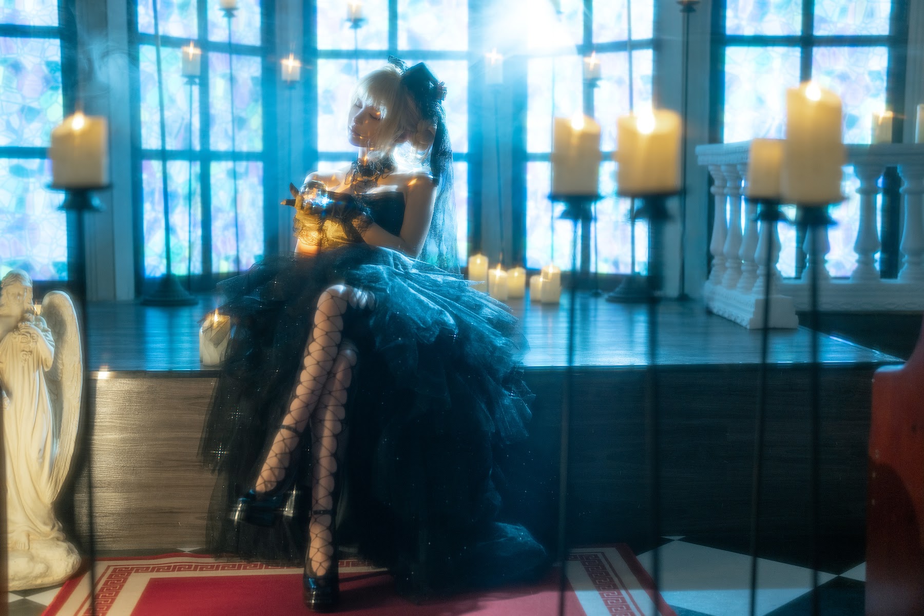 Coser@蠢沫沫 (chunmomo) – 黑婚纱 - P3