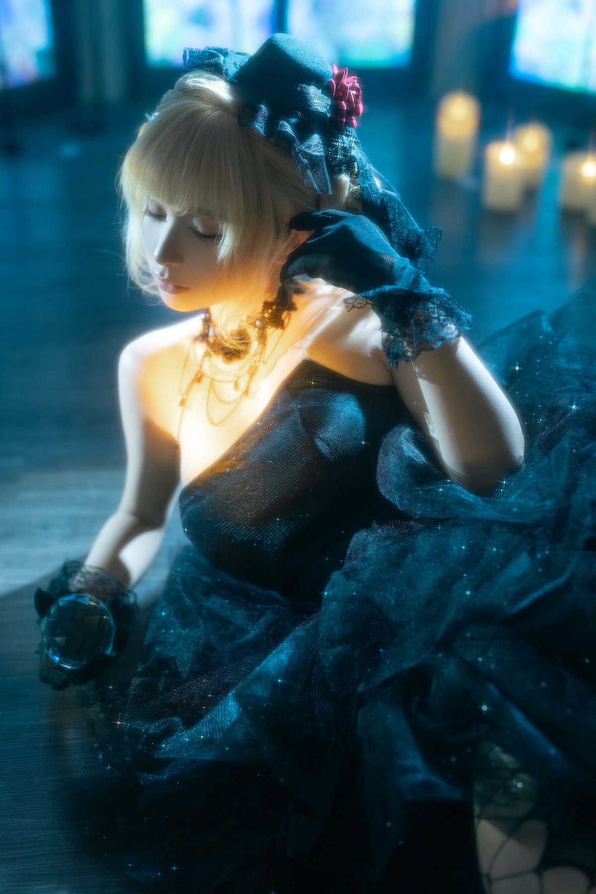 Coser@蠢沫沫 (chunmomo) – 黑婚纱 - P6