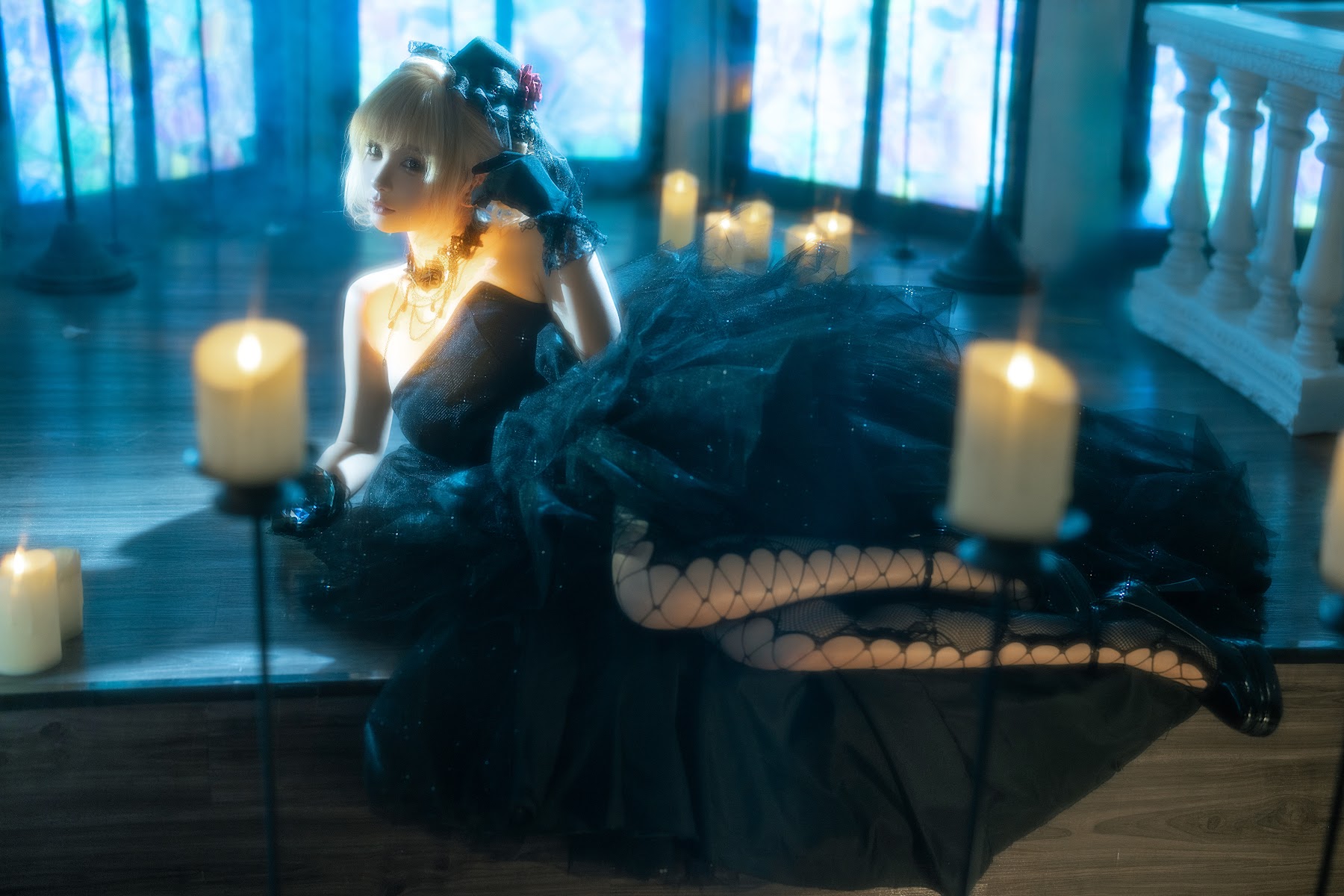 Coser@蠢沫沫 (chunmomo) – 黑婚纱 - P7