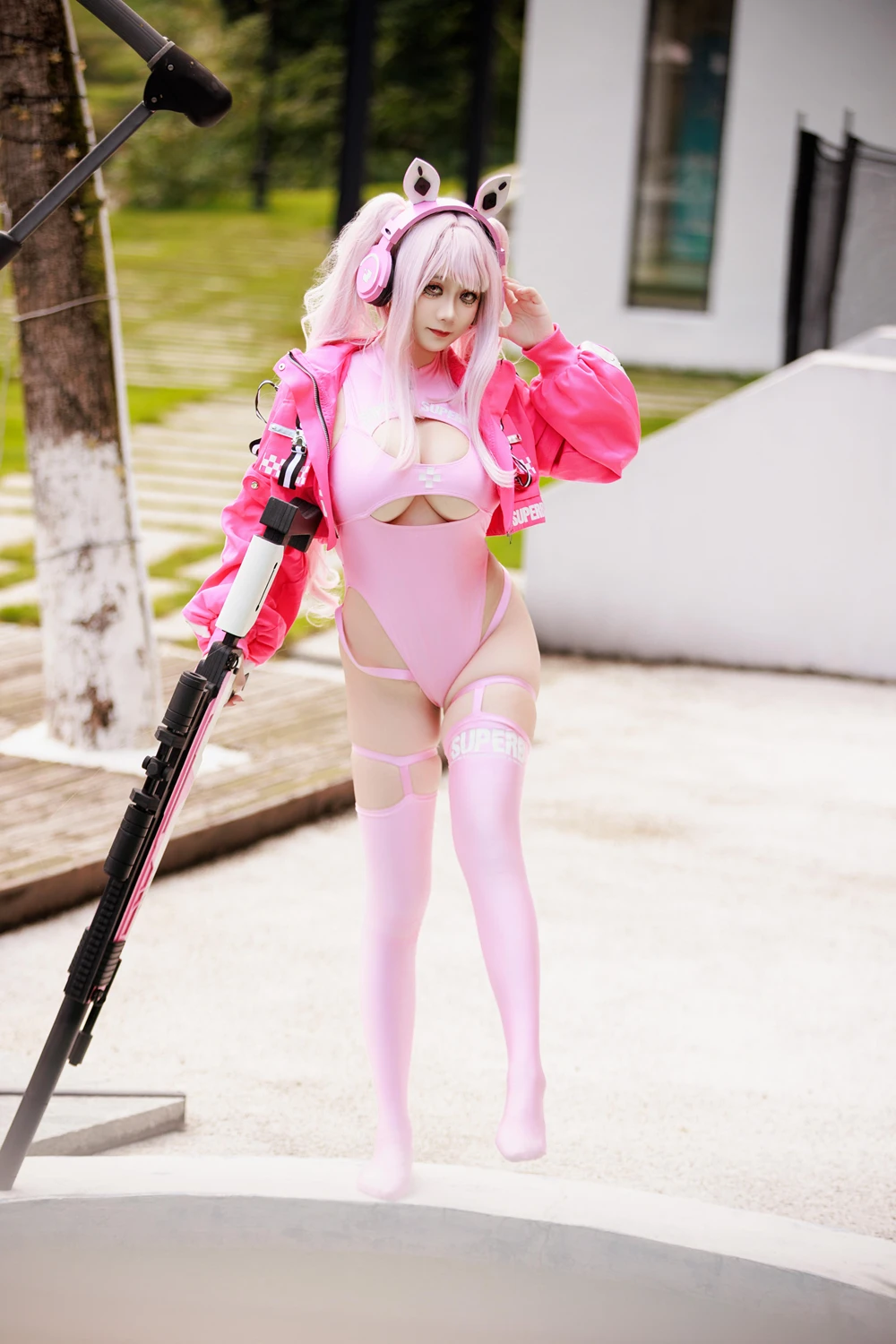 Cosplay 阿雪雪 – 爱丽丝泳装 - P19