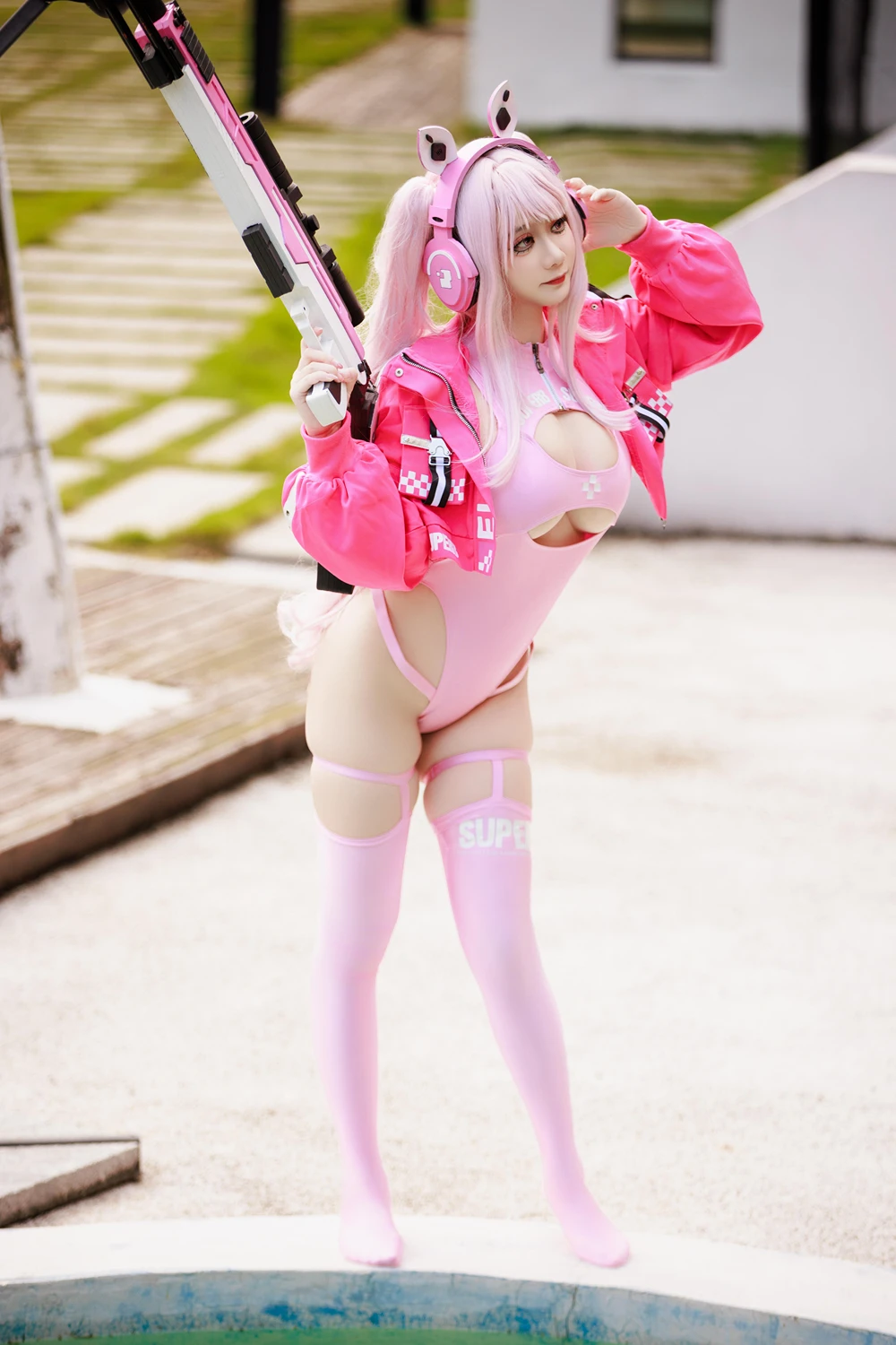 Cosplay 阿雪雪 – 爱丽丝泳装 - P20