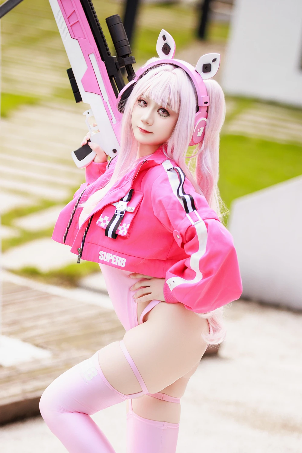 Cosplay 阿雪雪 – 爱丽丝泳装 - P21