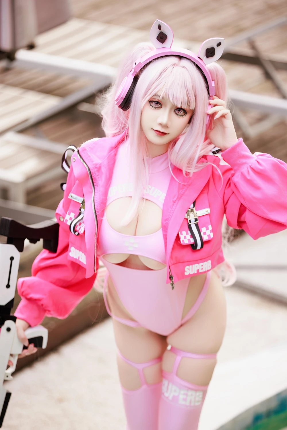 Cosplay 阿雪雪 – 爱丽丝泳装 - P25