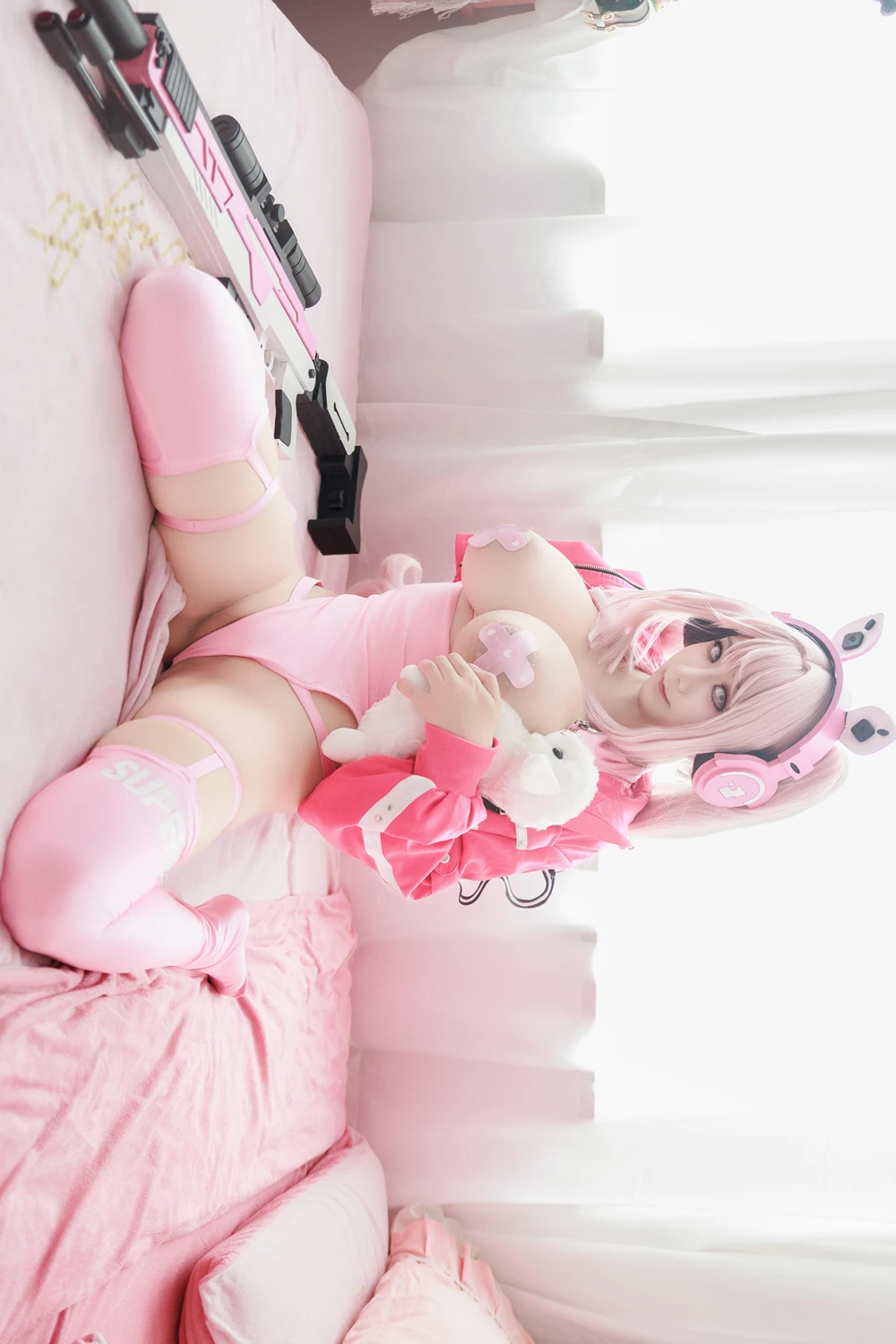Cosplay 阿雪雪 – 爱丽丝泳装 - P42