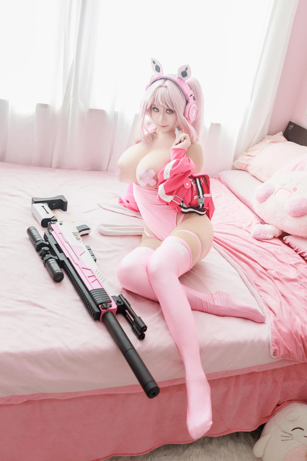 Cosplay 阿雪雪 – 爱丽丝泳装 - P73
