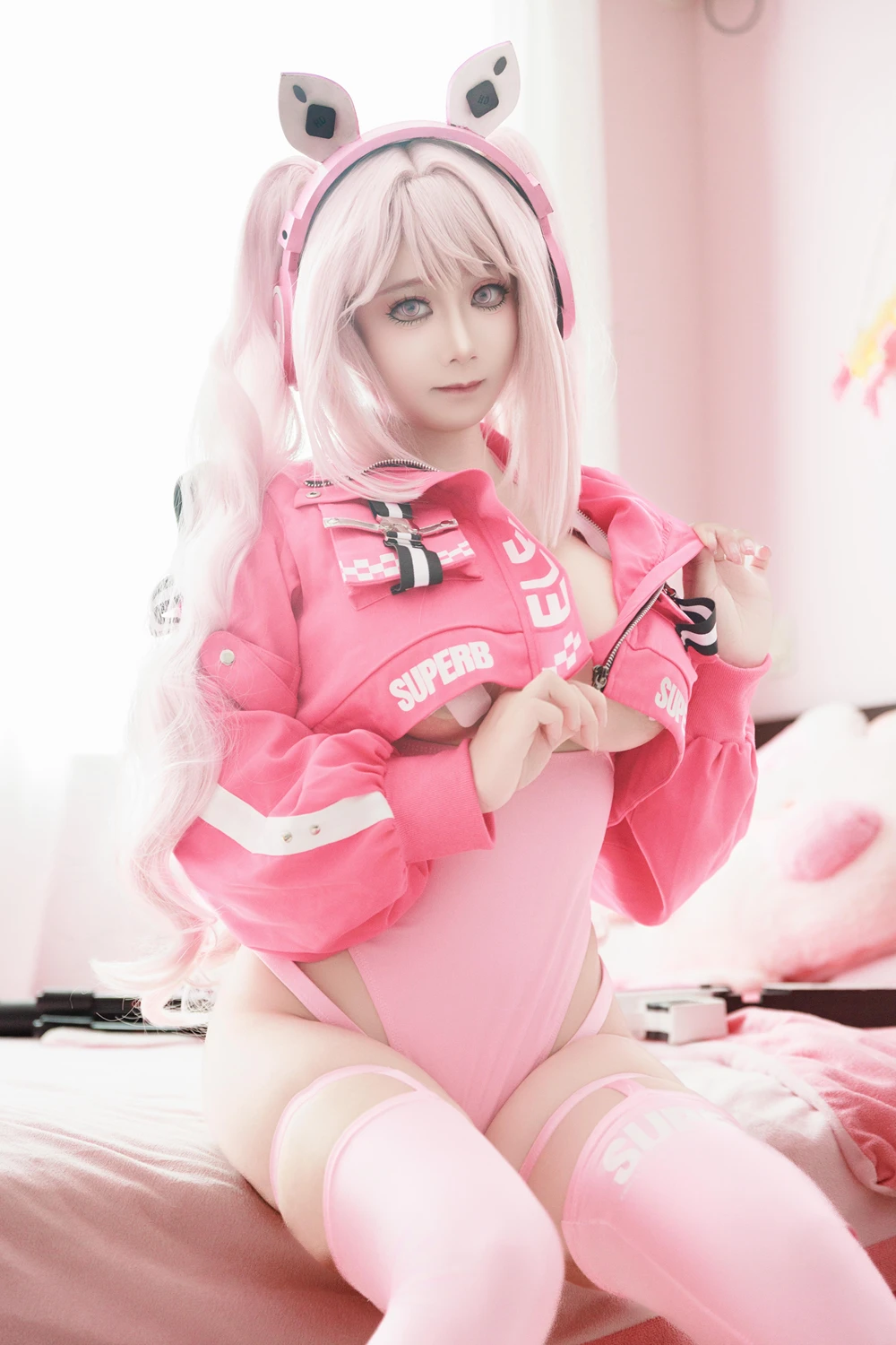 Cosplay 阿雪雪 – 爱丽丝泳装 - P90
