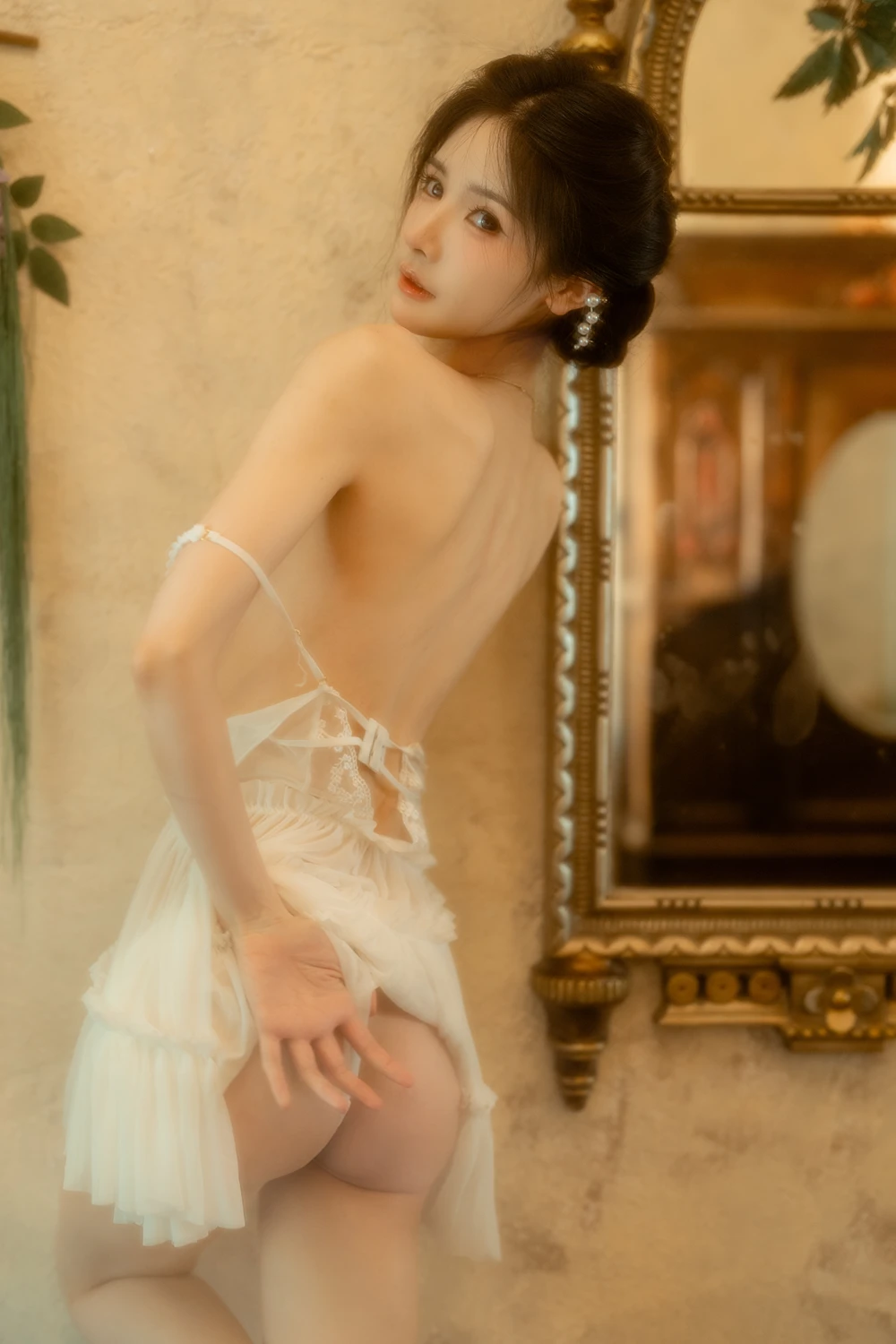 Cosplay 橙子喵酱 – 会员花絮 橙子小白裙 - P22