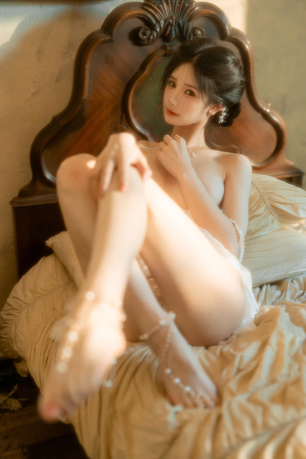 Cosplay 橙子喵酱 – 会员花絮 橙子小白裙 - P30