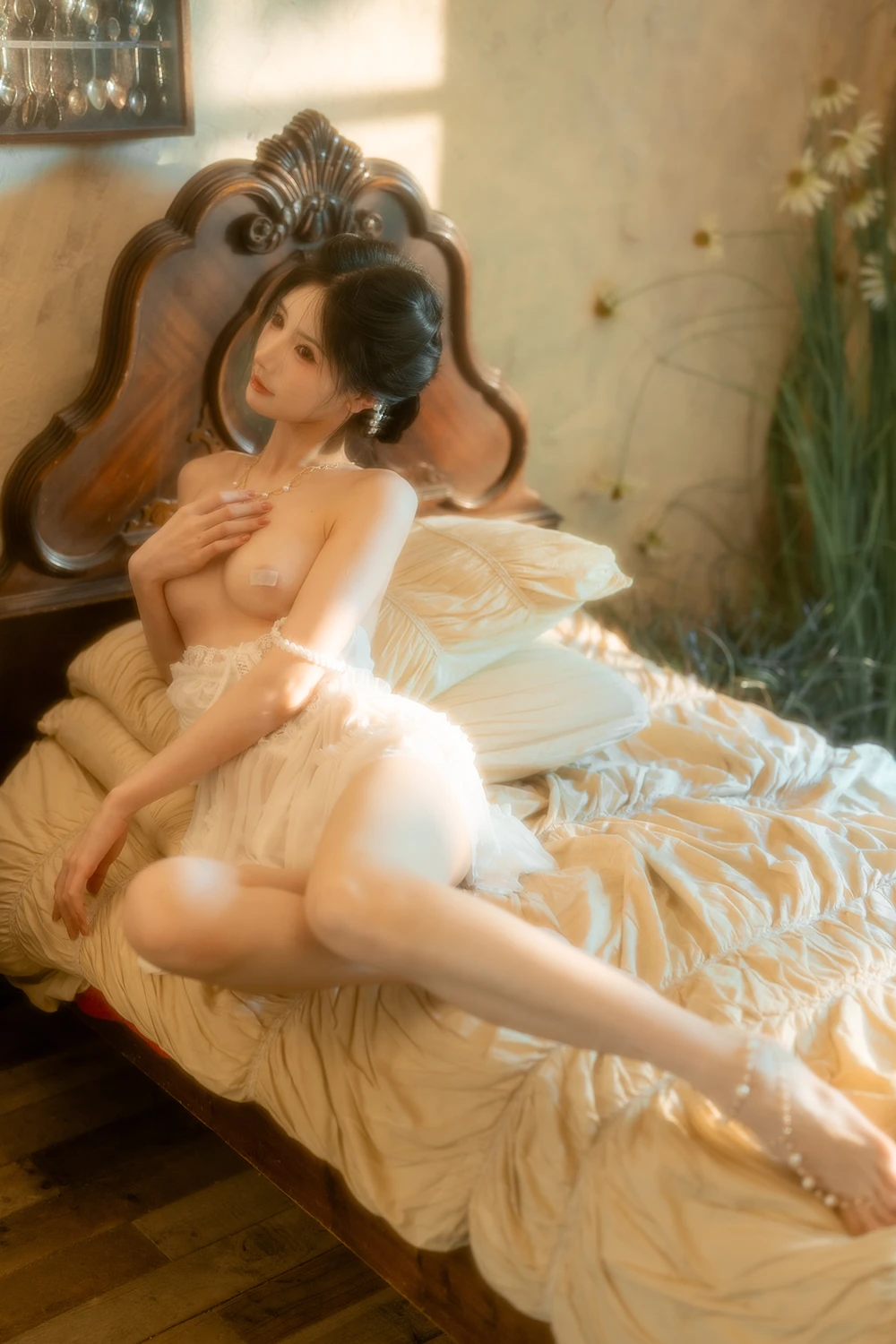 Cosplay 橙子喵酱 – 会员花絮 橙子小白裙 - P34