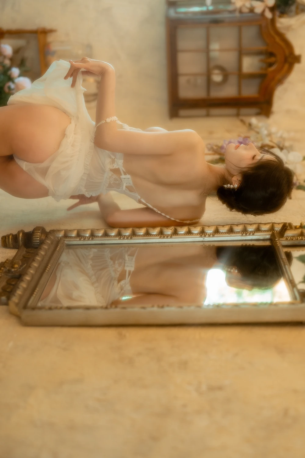 Cosplay 橙子喵酱 – 会员花絮 橙子小白裙 - P3