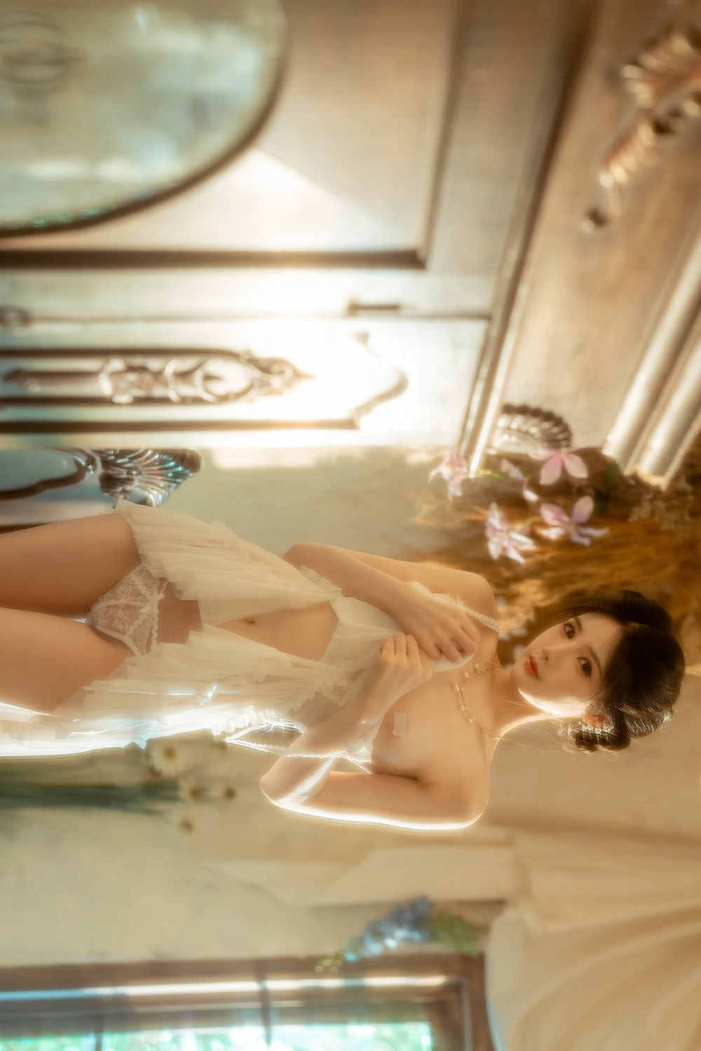 Cosplay 橙子喵酱 – 会员花絮 橙子小白裙 - P6