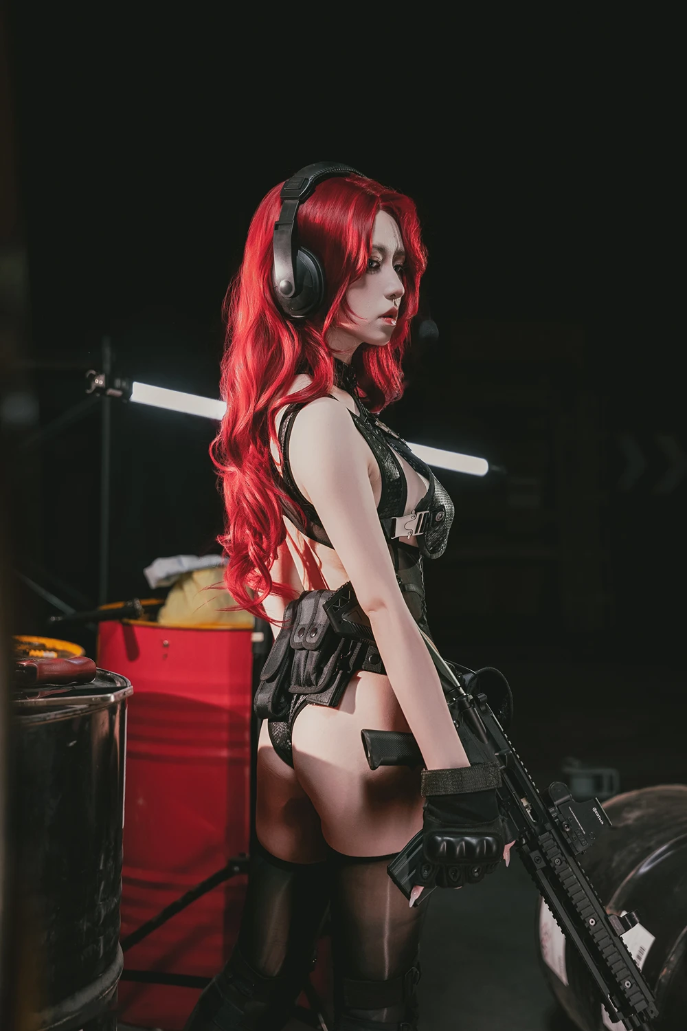 Cosplay 双木扶苏 – 明日方舟 史尔特尔·得体社战术风 - P10