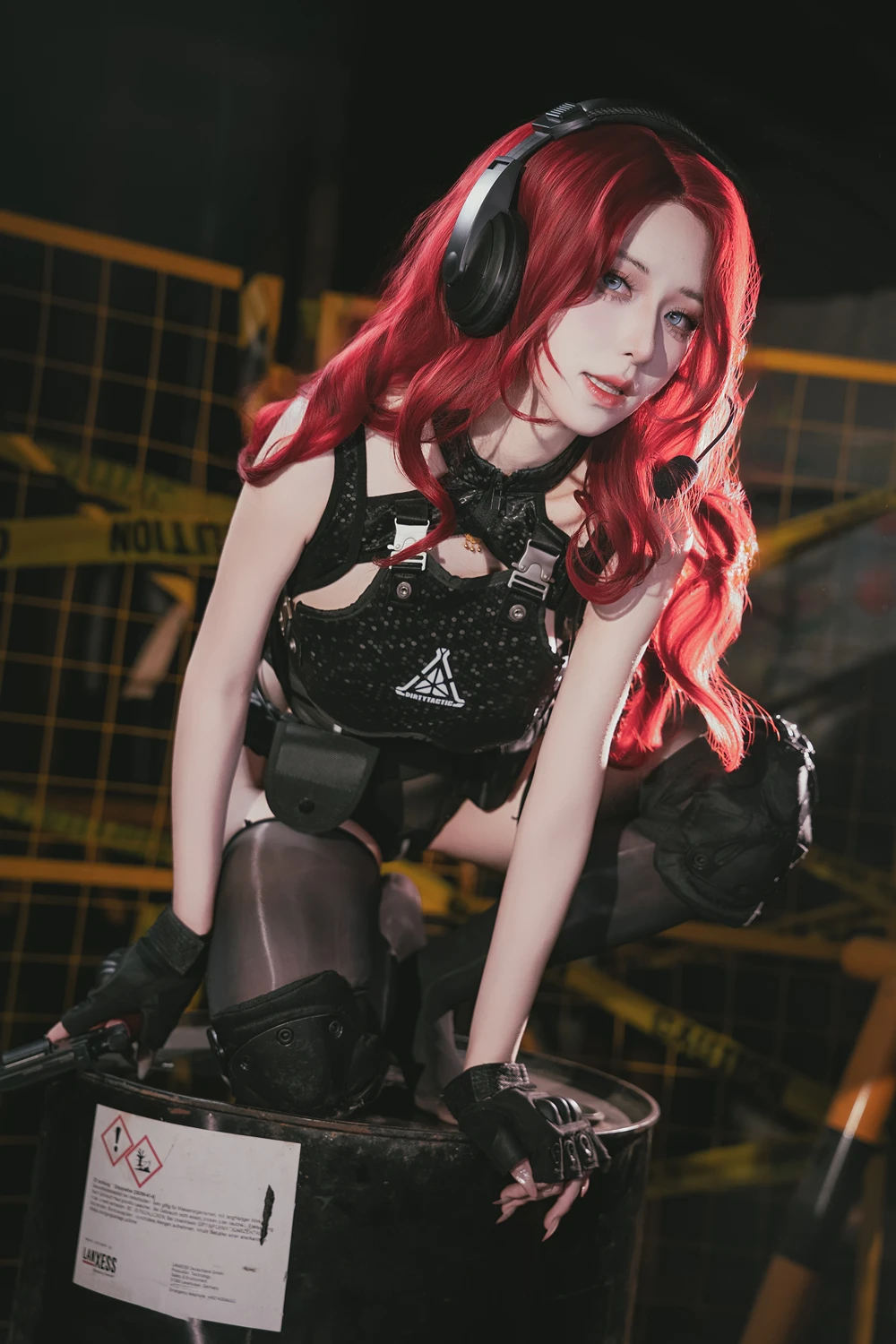 Cosplay 双木扶苏 – 明日方舟 史尔特尔·得体社战术风 - P11