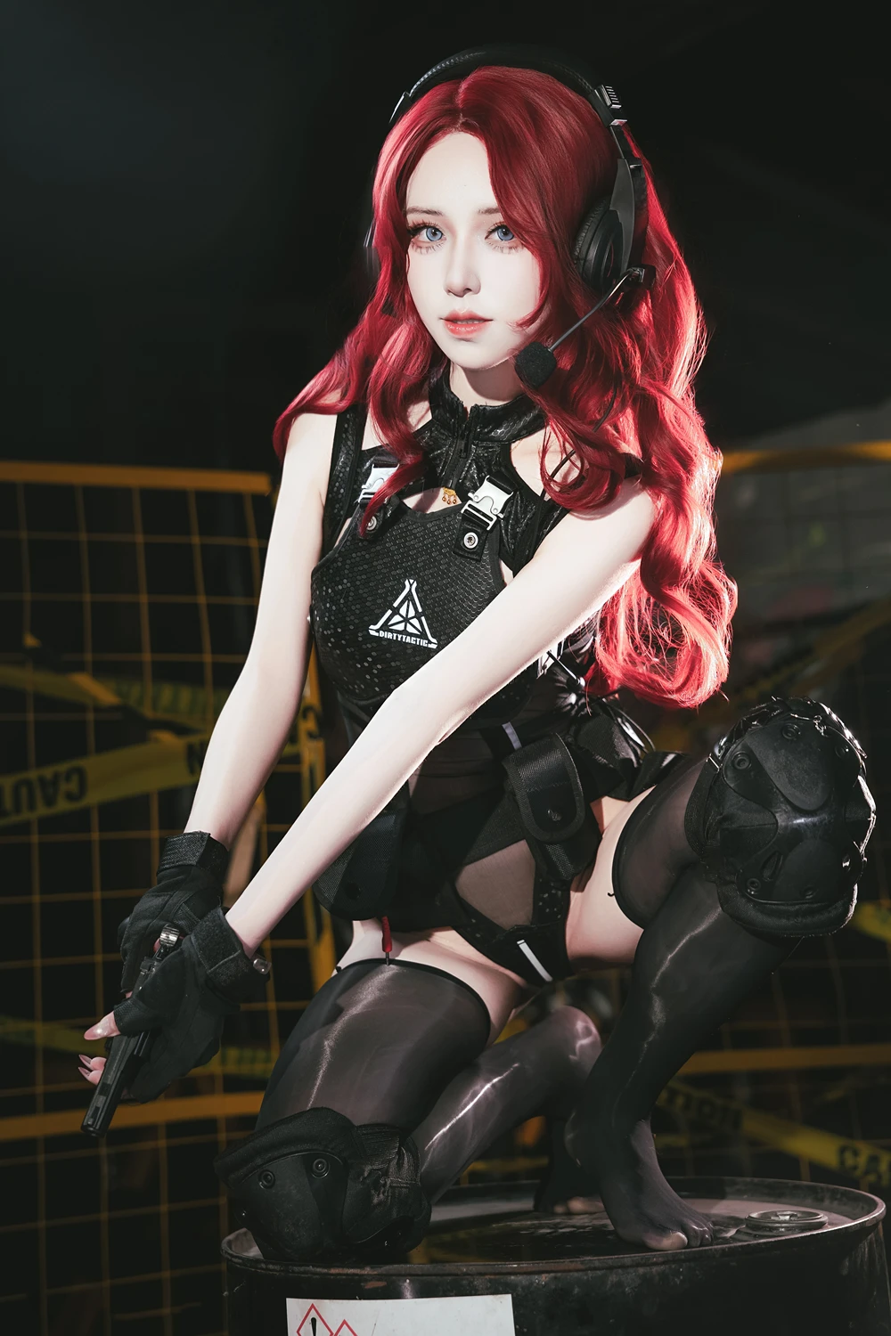 Cosplay 双木扶苏 – 明日方舟 史尔特尔·得体社战术风 - P12