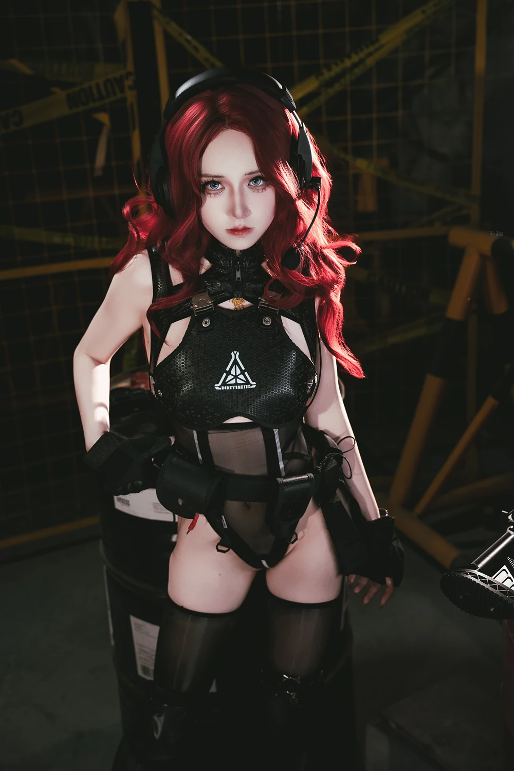 Cosplay 双木扶苏 – 明日方舟 史尔特尔·得体社战术风 - P16