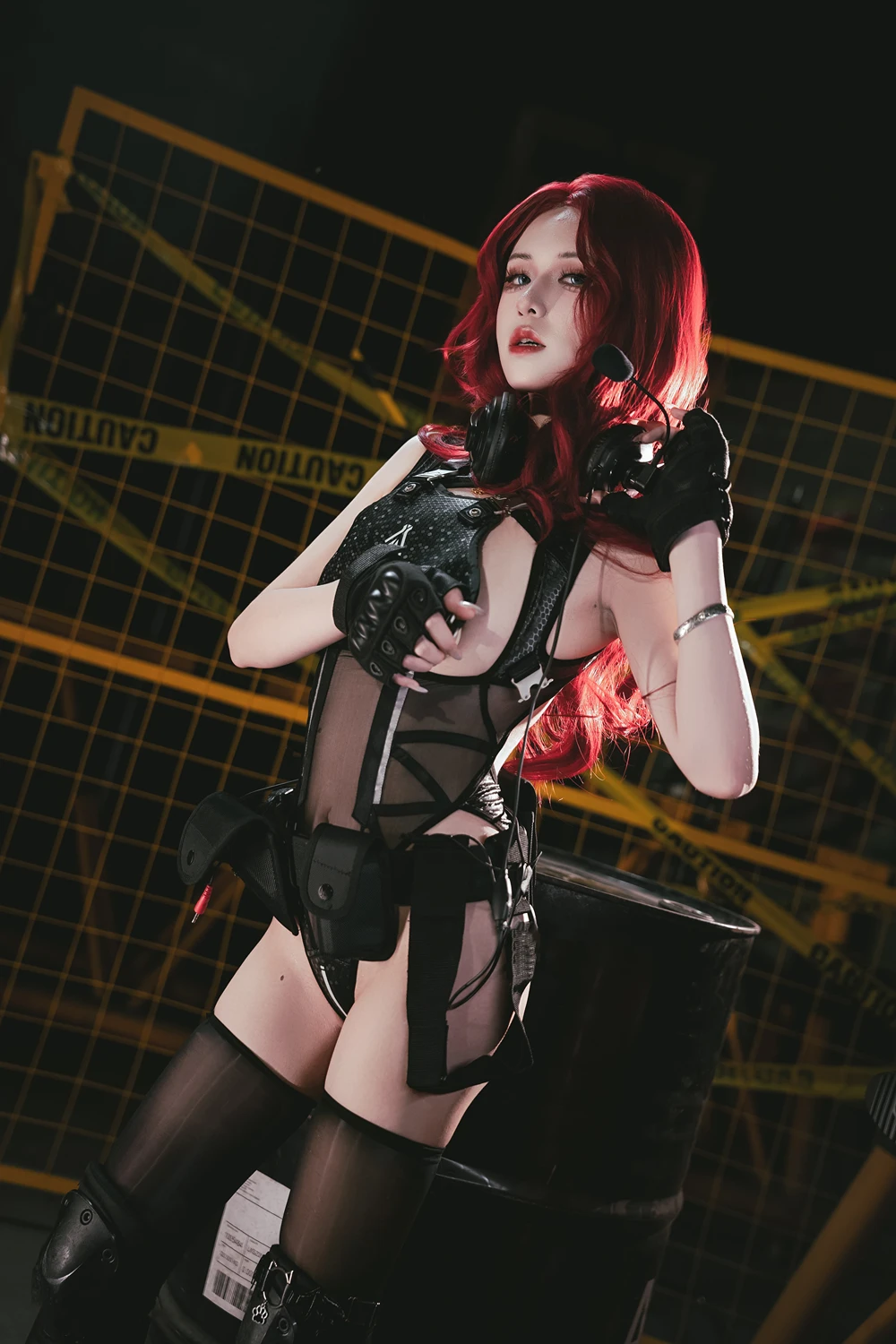 Cosplay 双木扶苏 – 明日方舟 史尔特尔·得体社战术风 - P19