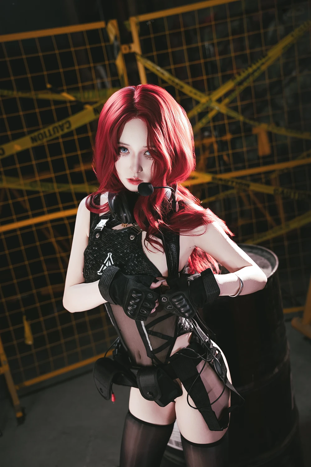 Cosplay 双木扶苏 – 明日方舟 史尔特尔·得体社战术风 - P21