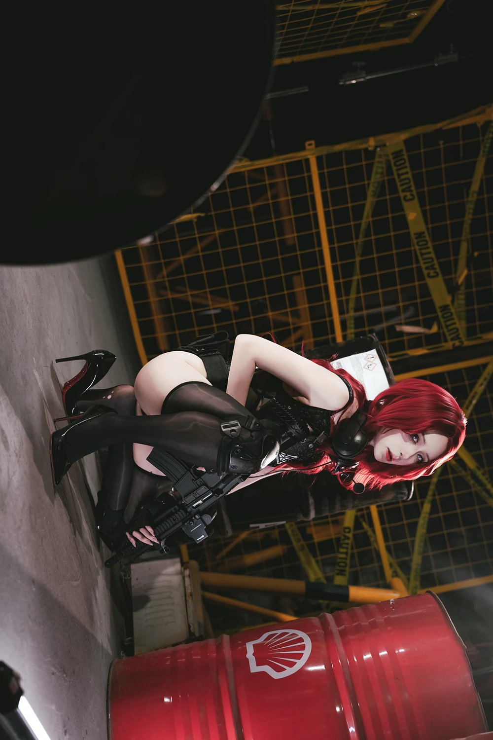 Cosplay 双木扶苏 – 明日方舟 史尔特尔·得体社战术风 - P25