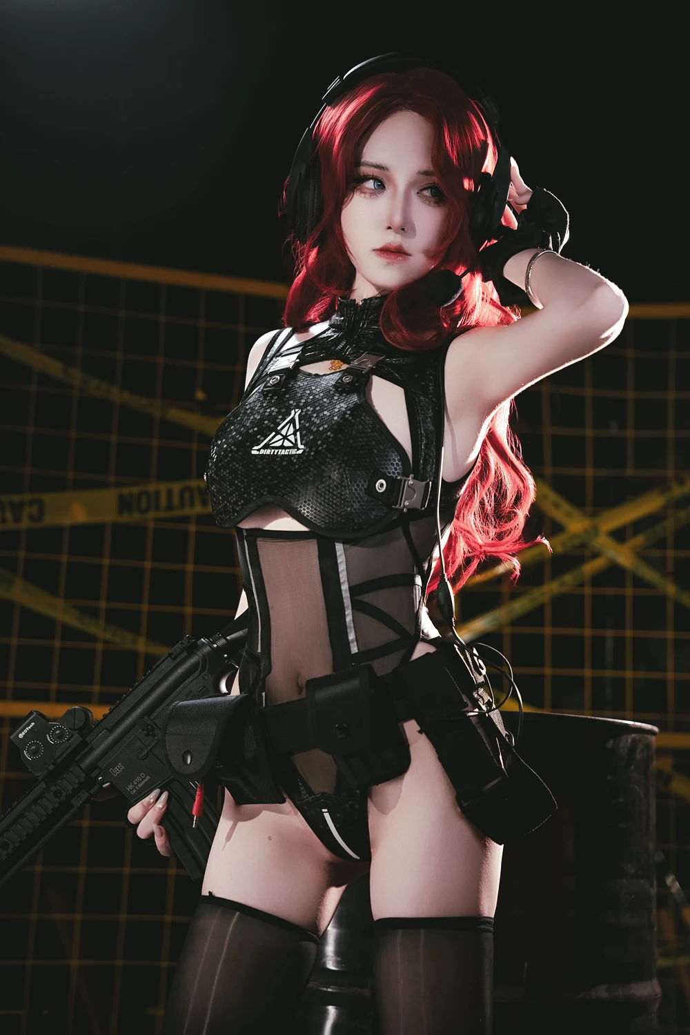 Cosplay 双木扶苏 – 明日方舟 史尔特尔·得体社战术风 - P7