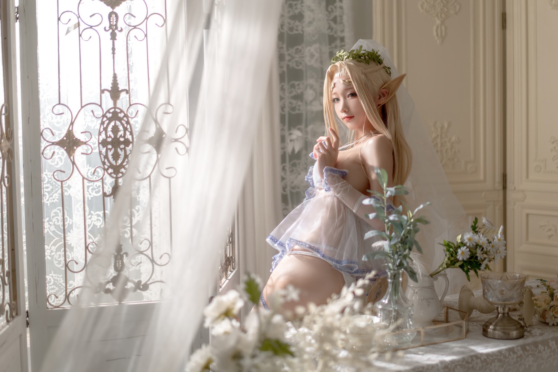 Coser@蠢沫沫 (chunmomo) – White Elf - P9