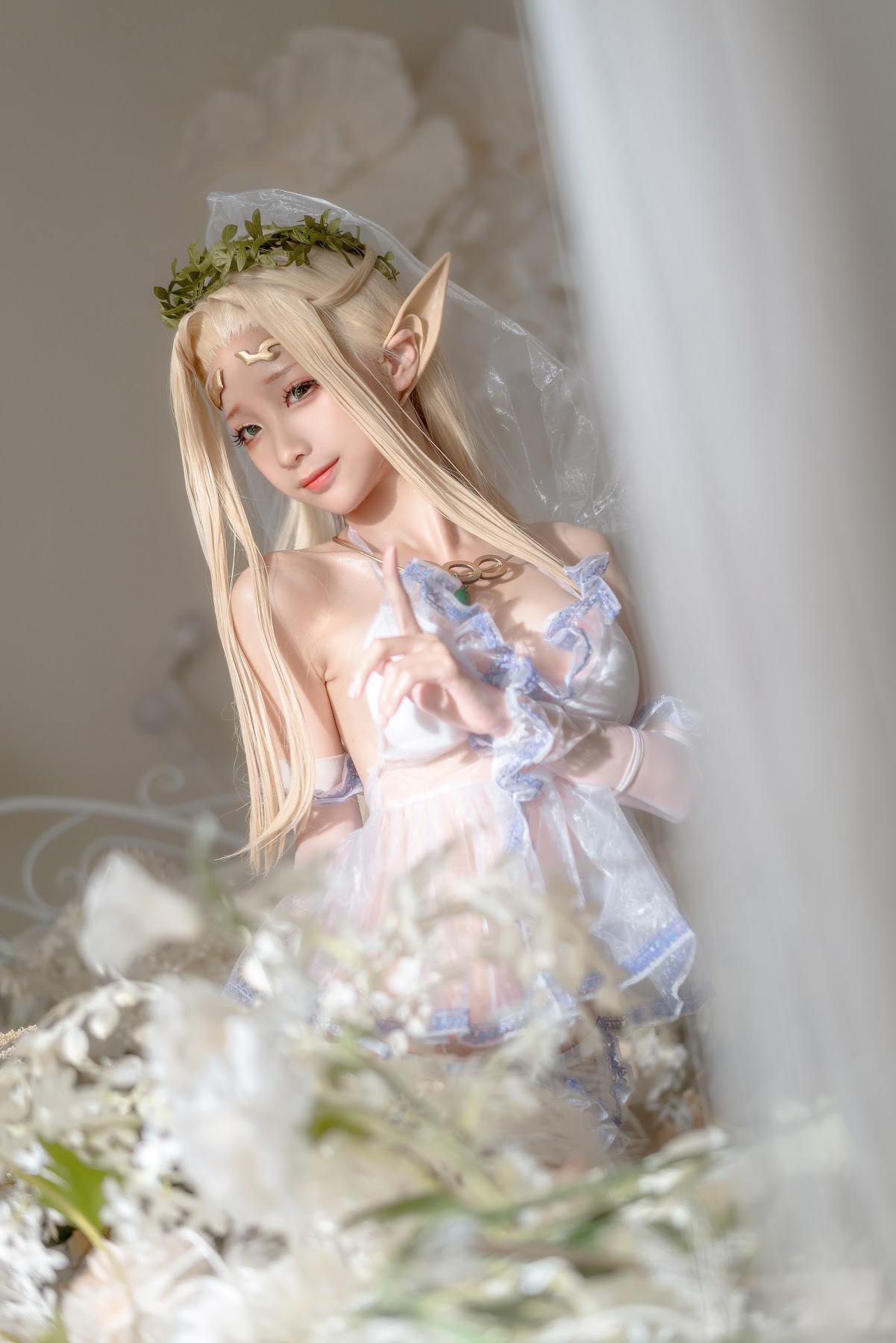 Coser@蠢沫沫 (chunmomo) – White Elf - P108
