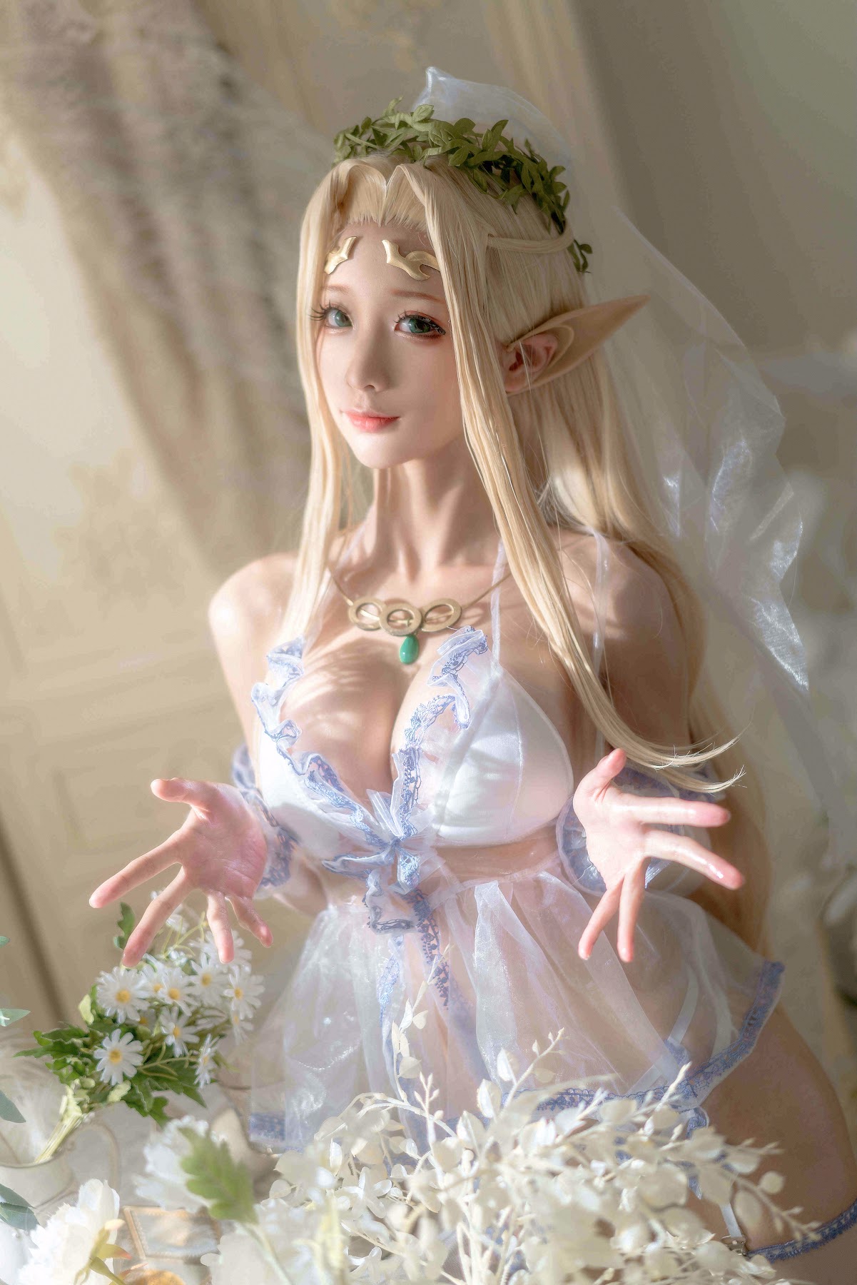 Coser@蠢沫沫 (chunmomo) – White Elf - P109