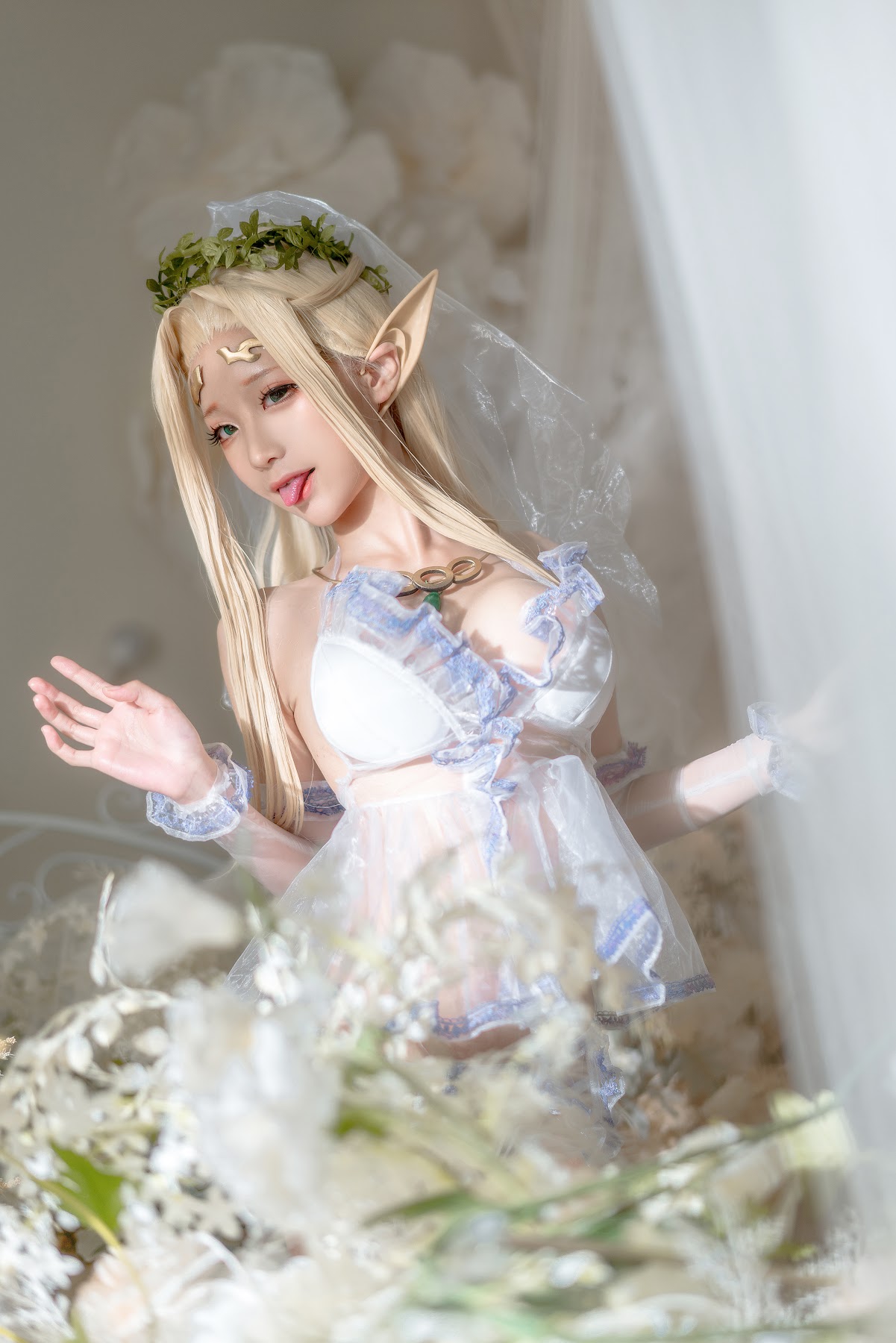 Coser@蠢沫沫 (chunmomo) – White Elf - P111