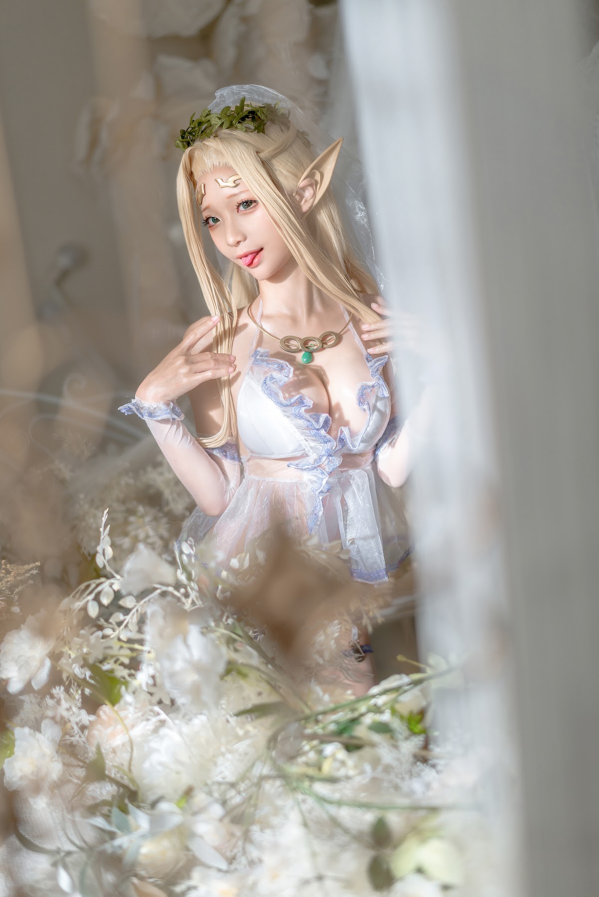 Coser@蠢沫沫 (chunmomo) – White Elf - P113