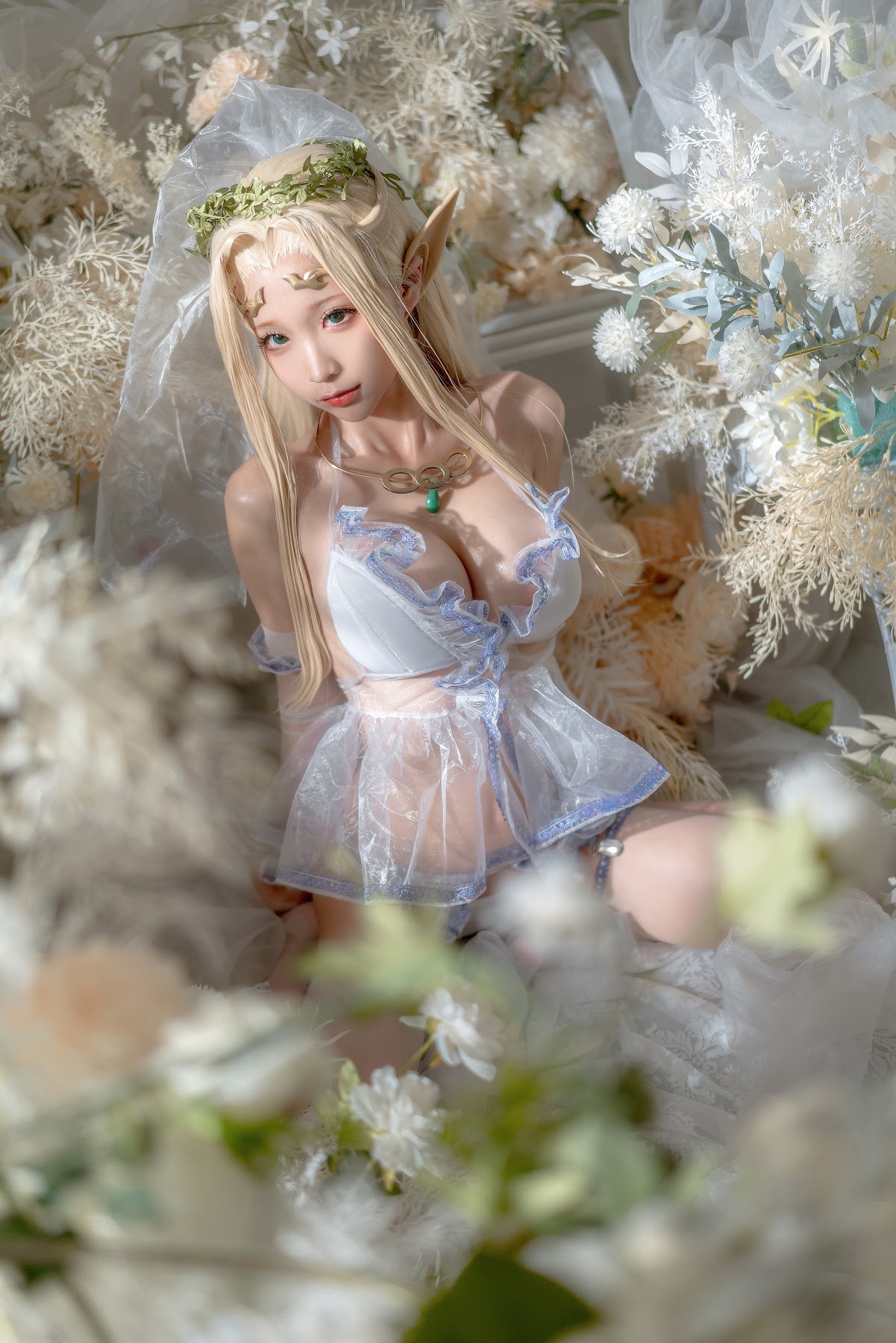 Coser@蠢沫沫 (chunmomo) – White Elf - P117