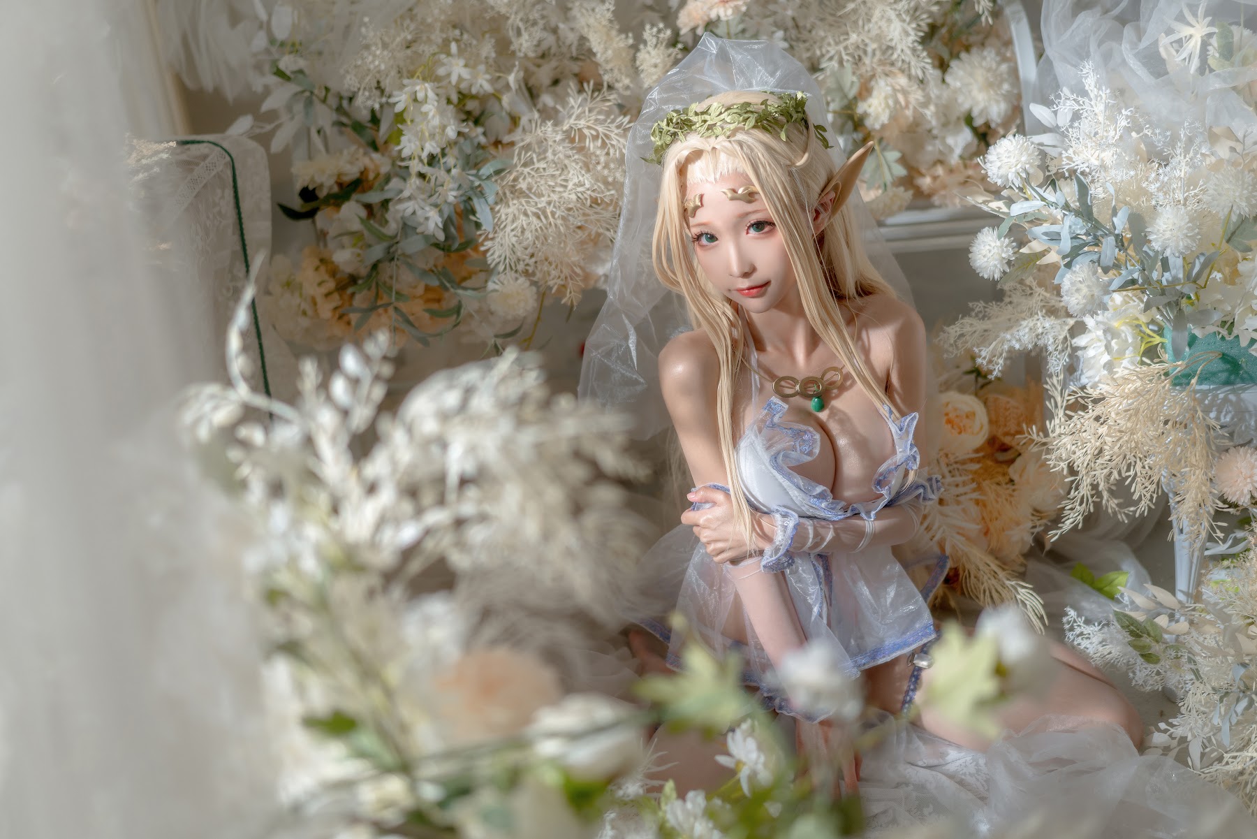 Coser@蠢沫沫 (chunmomo) – White Elf - P118
