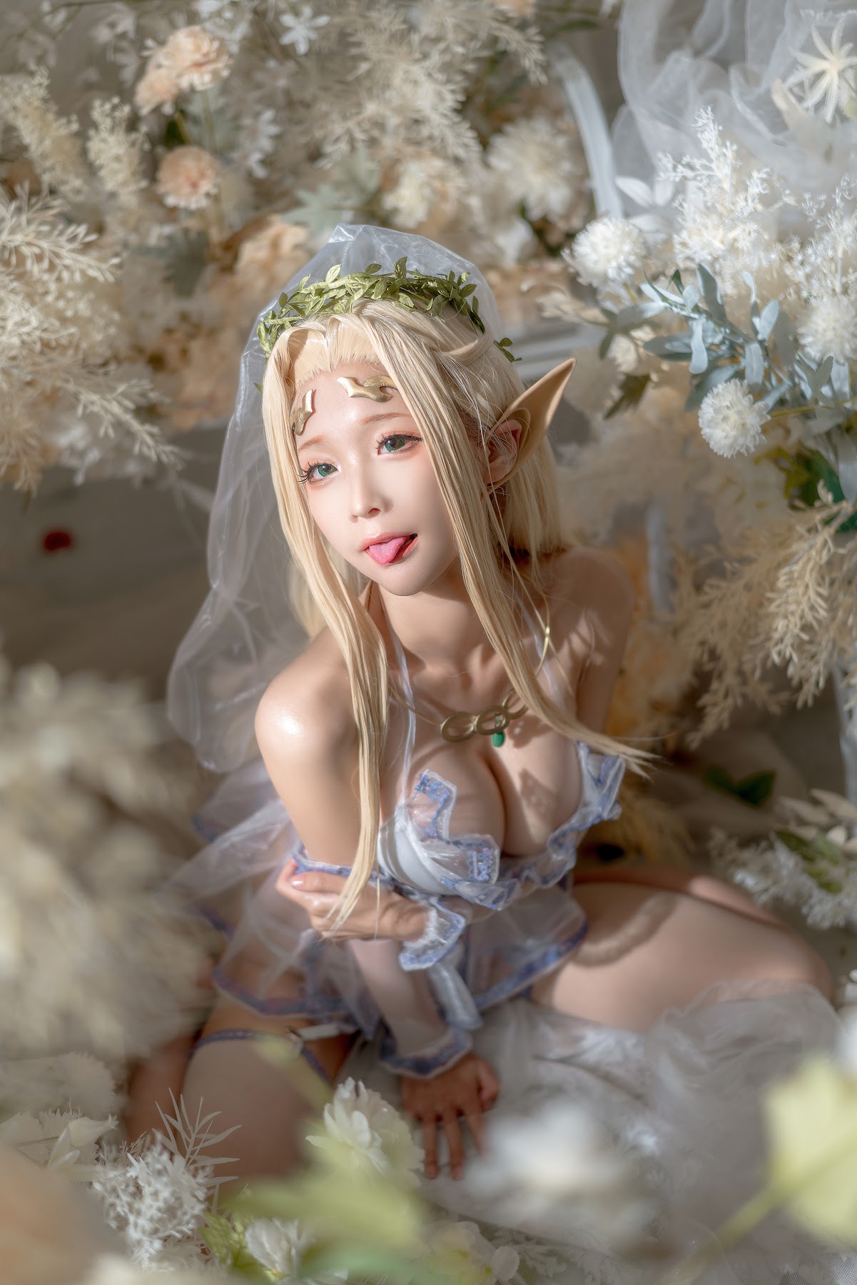 Coser@蠢沫沫 (chunmomo) – White Elf - P123