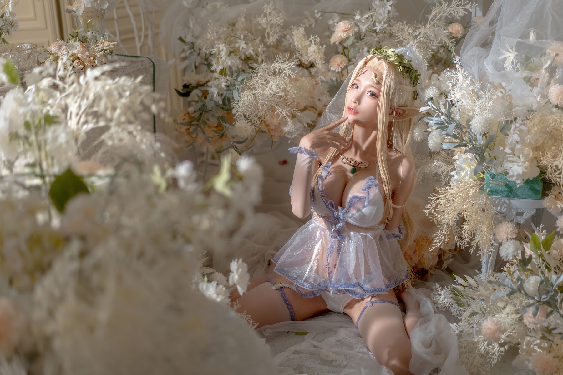Coser@蠢沫沫 (chunmomo) – White Elf - P127