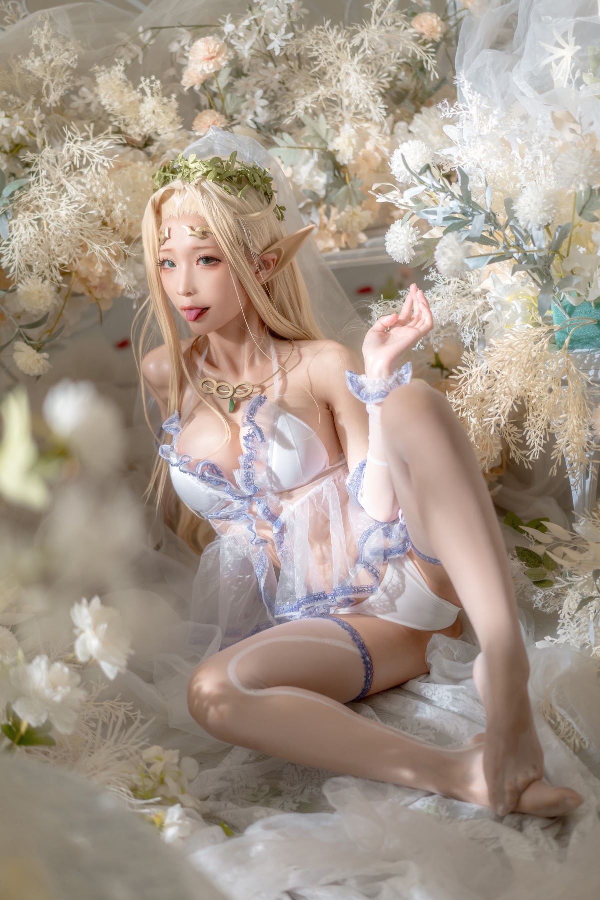 Coser@蠢沫沫 (chunmomo) – White Elf - P140