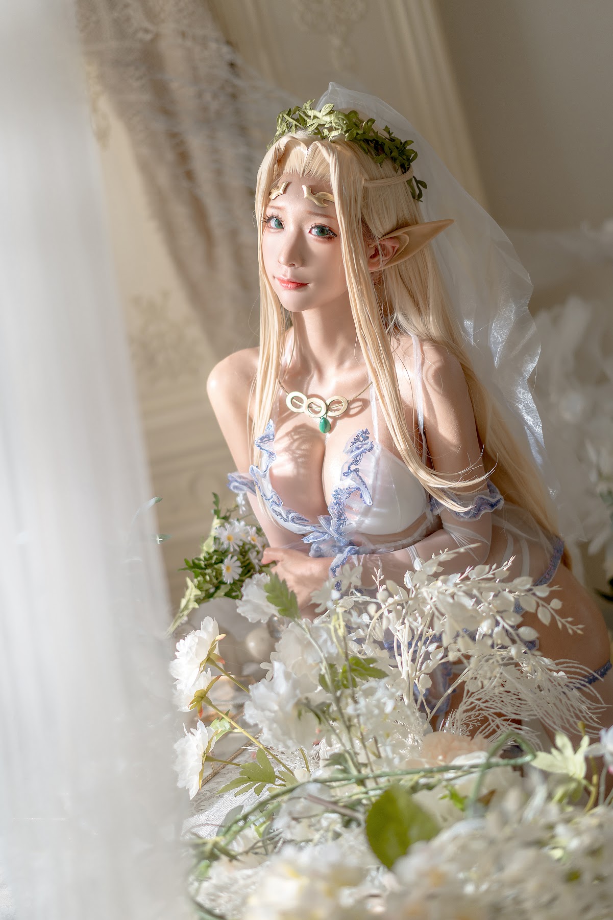 Coser@蠢沫沫 (chunmomo) – White Elf - P145