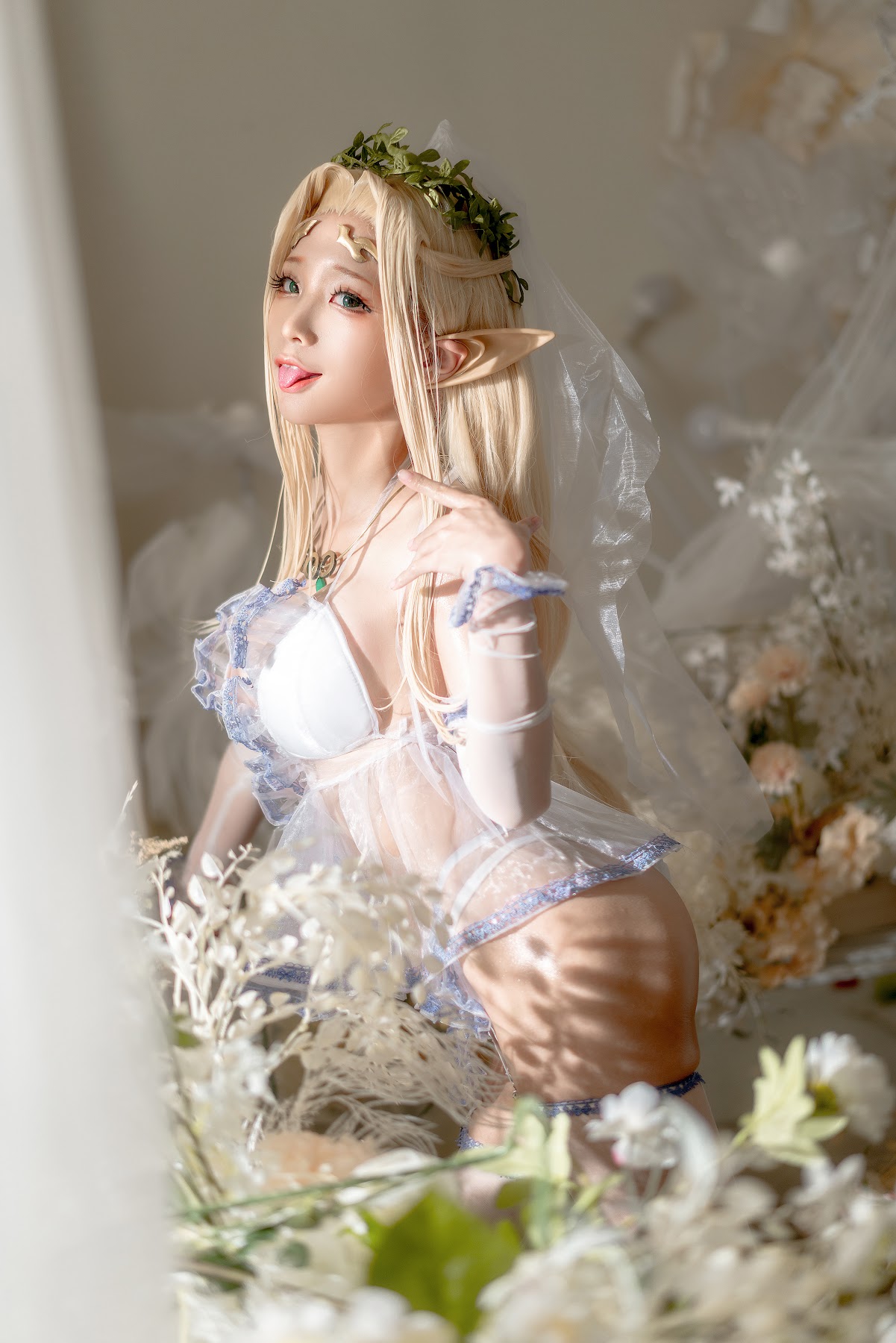 Coser@蠢沫沫 (chunmomo) – White Elf - P14