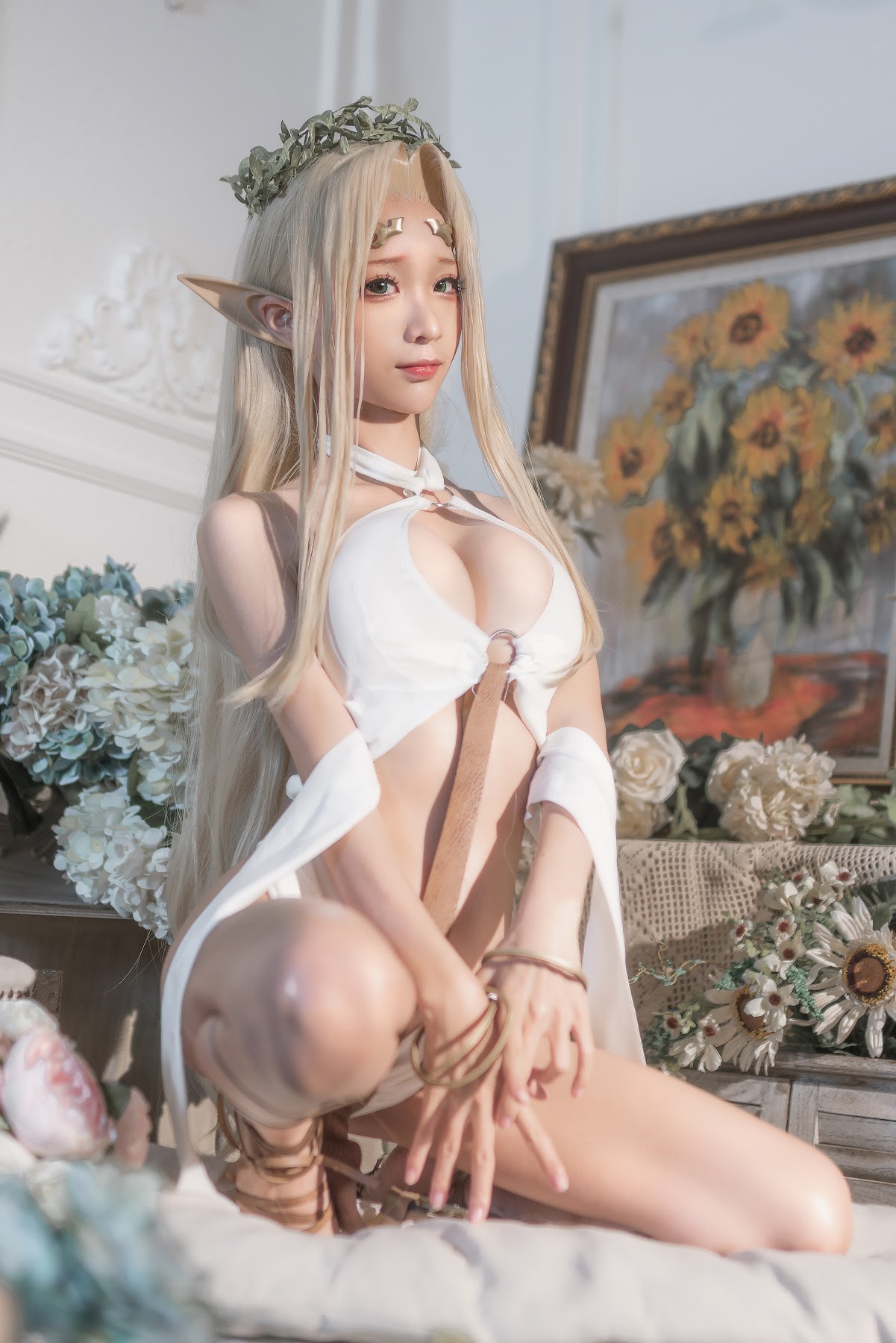 Coser@蠢沫沫 (chunmomo) – White Elf - P73