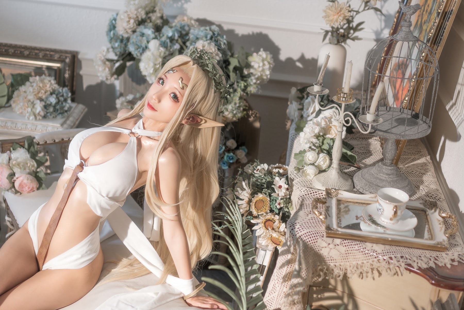 Coser@蠢沫沫 (chunmomo) – White Elf - P82