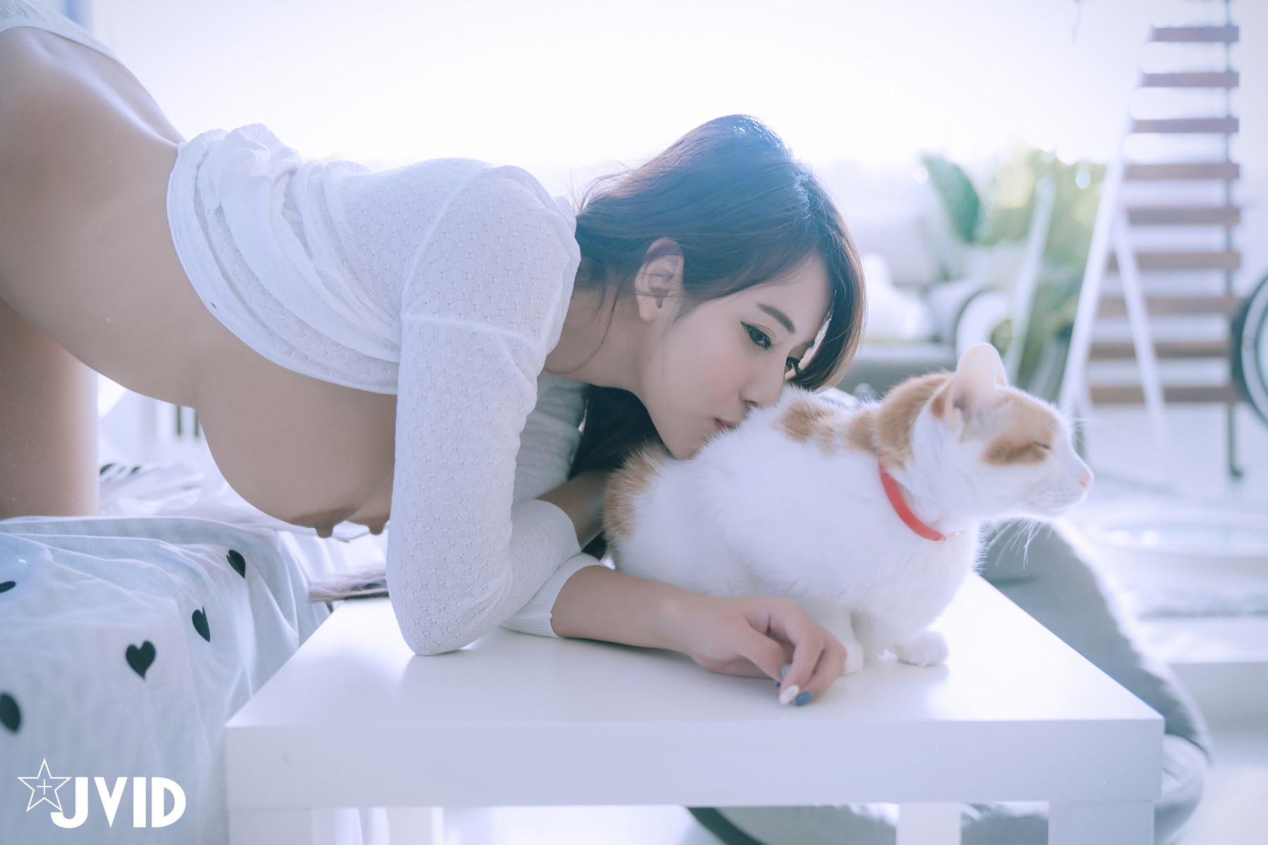[JVID] Lele 樂樂 – 美巨乳樂樂最新力作，性感晨光，等你一起來滾床 - P54