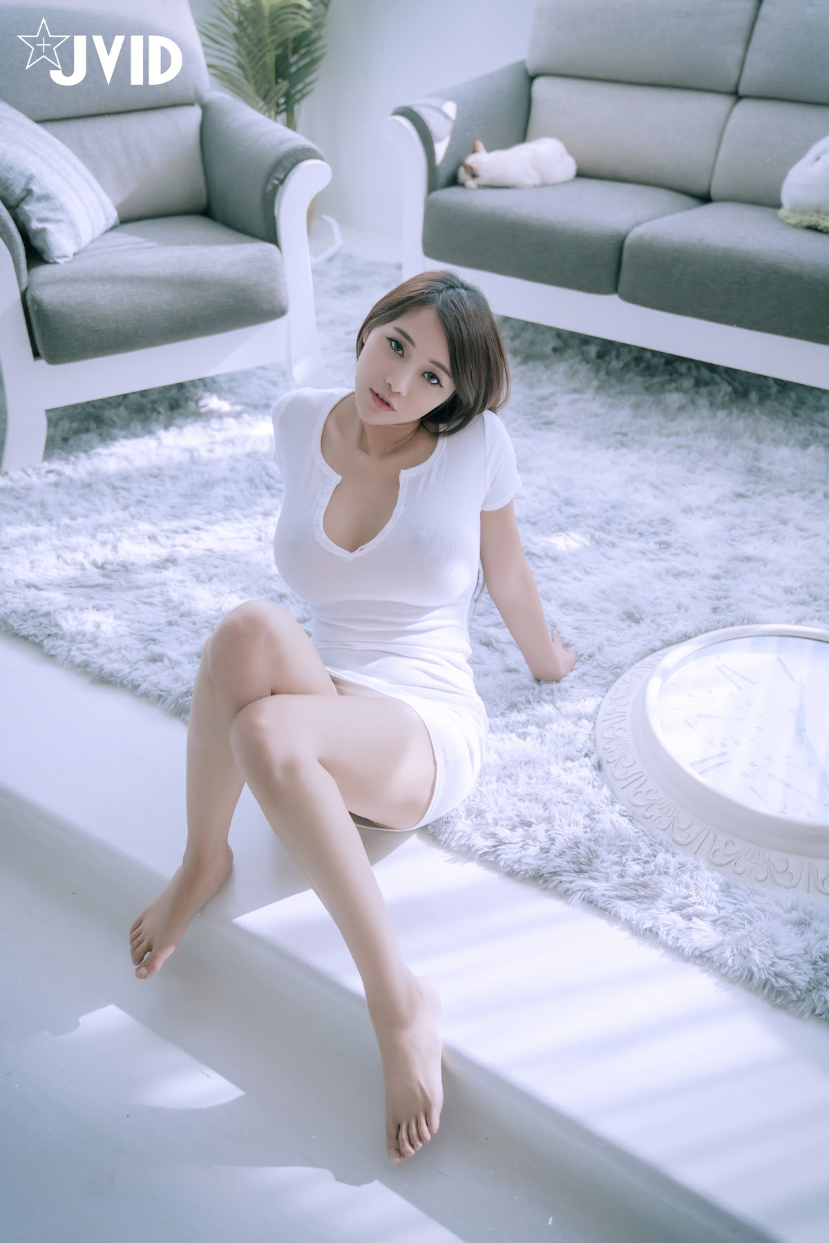 [JVID] Lele 樂樂 – 美巨乳樂樂最新力作，性感晨光，等你一起來滾床 - P87