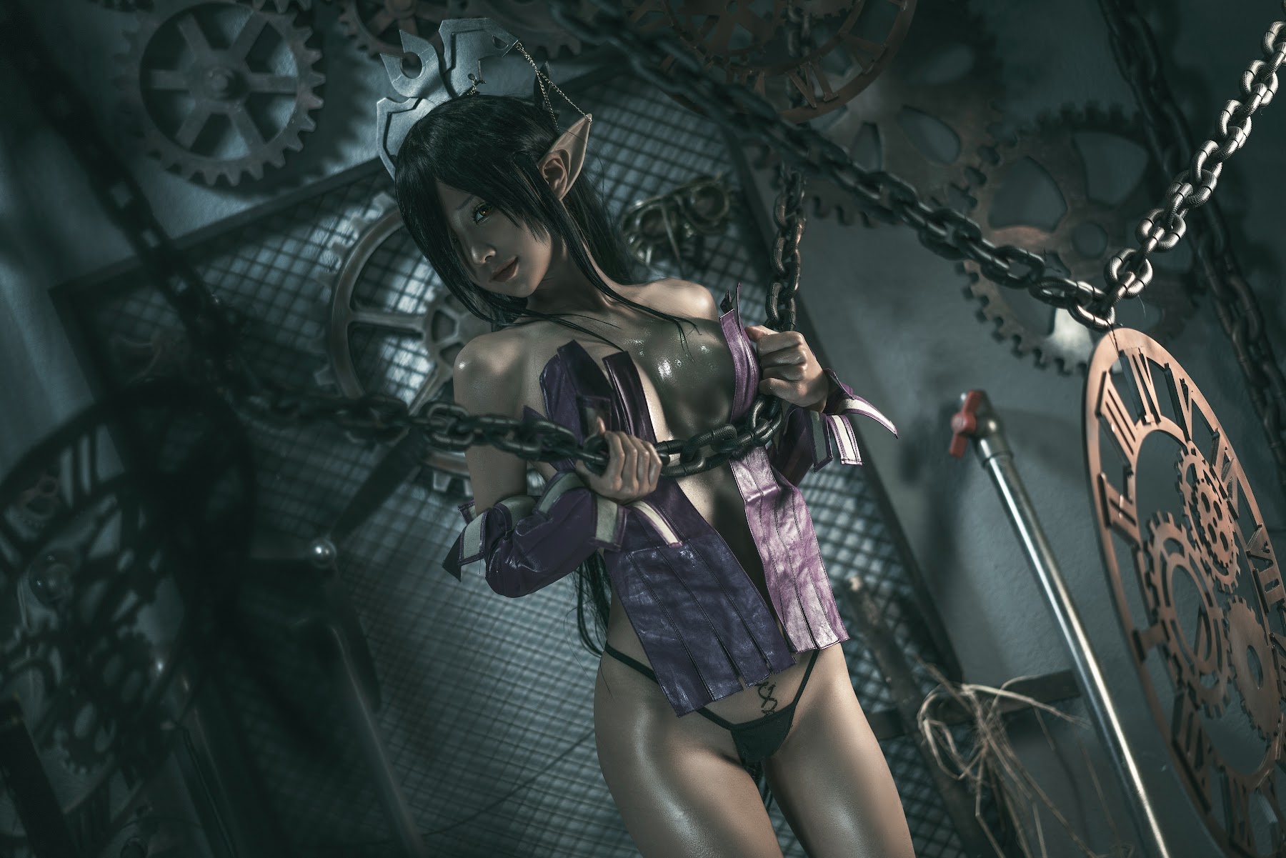 Coser@蠢沫沫 (chunmomo) – Black Beast Queen - P112