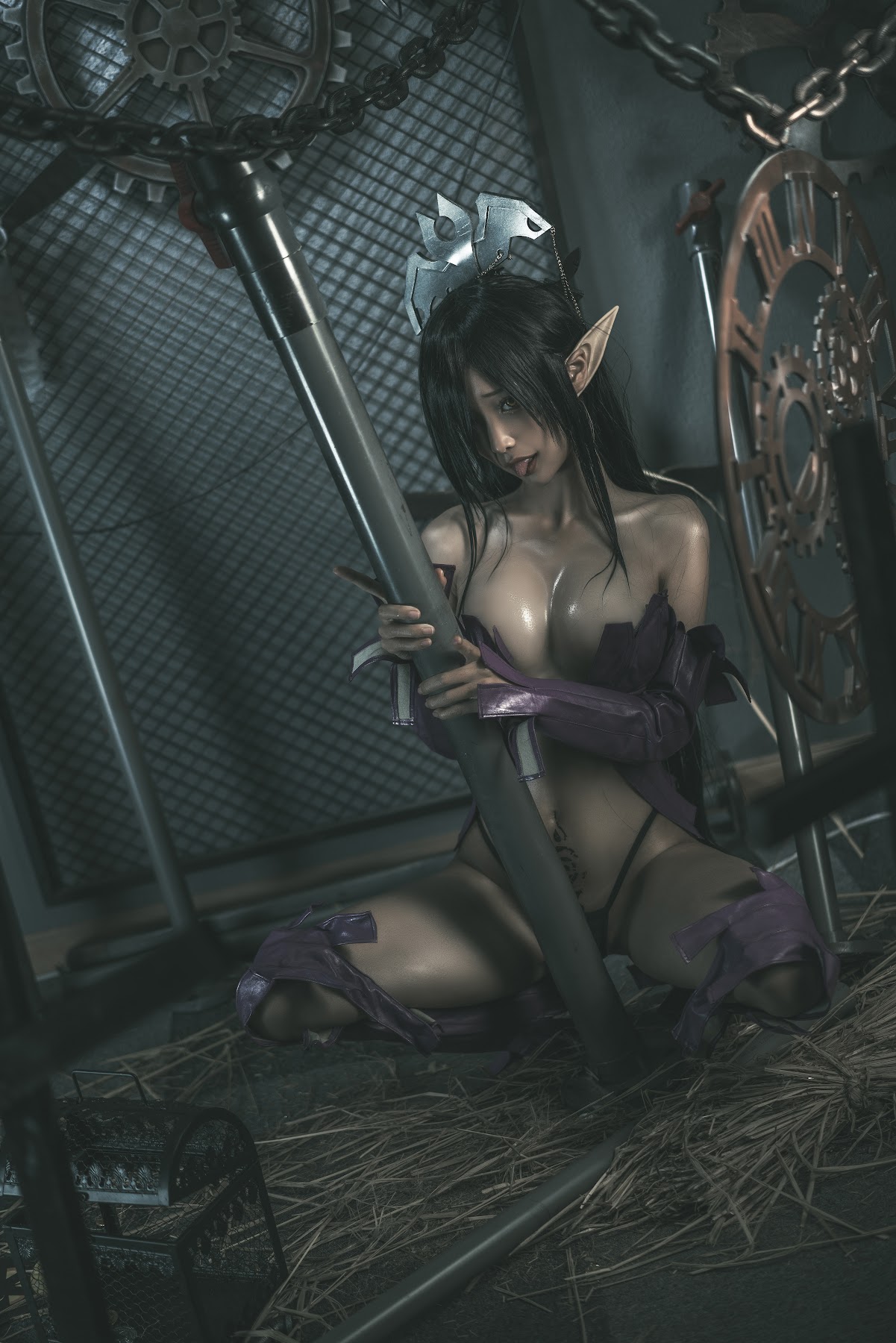 Coser@蠢沫沫 (chunmomo) – Black Beast Queen - P114