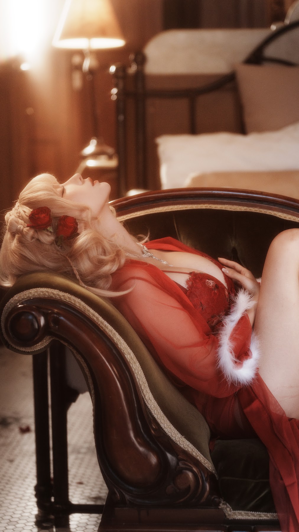 Coser@蠢沫沫 (chunmomo) – 黑红纱裙 - P11