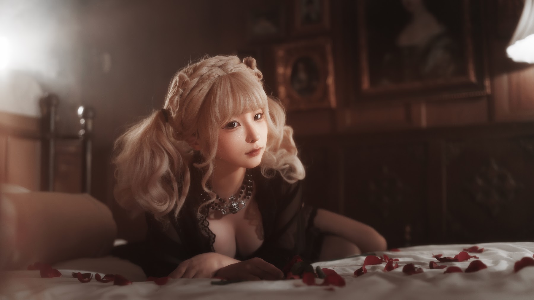 Coser@蠢沫沫 (chunmomo) – 黑红纱裙 - P23